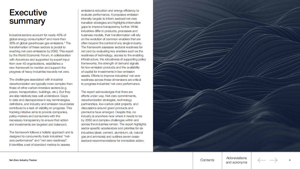世界经济论坛：2022年净零排放工业跟踪报告【英文版】 第4页