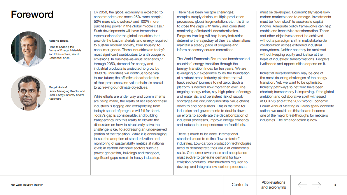 世界经济论坛：2022年净零排放工业跟踪报告【英文版】 第3页