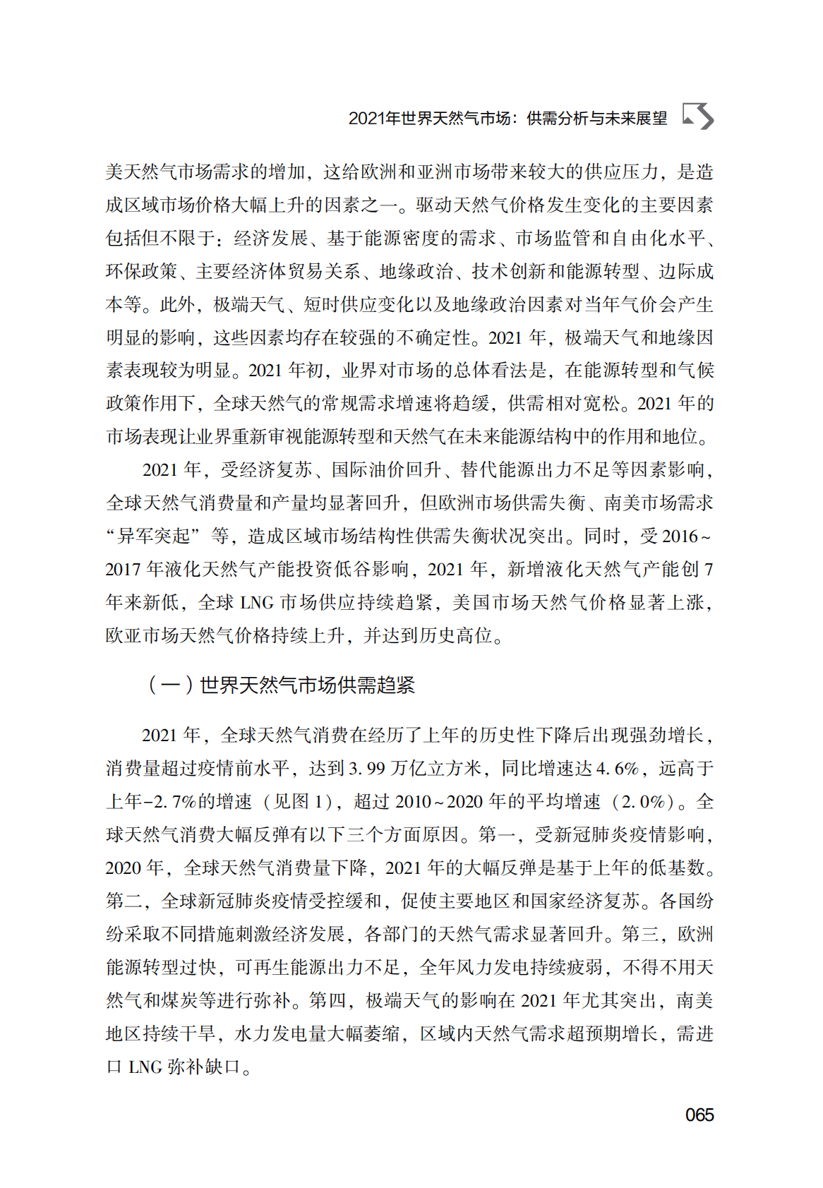 世界能源蓝皮书：2021年世界天然气市场：供需分析与未来展望 第2页