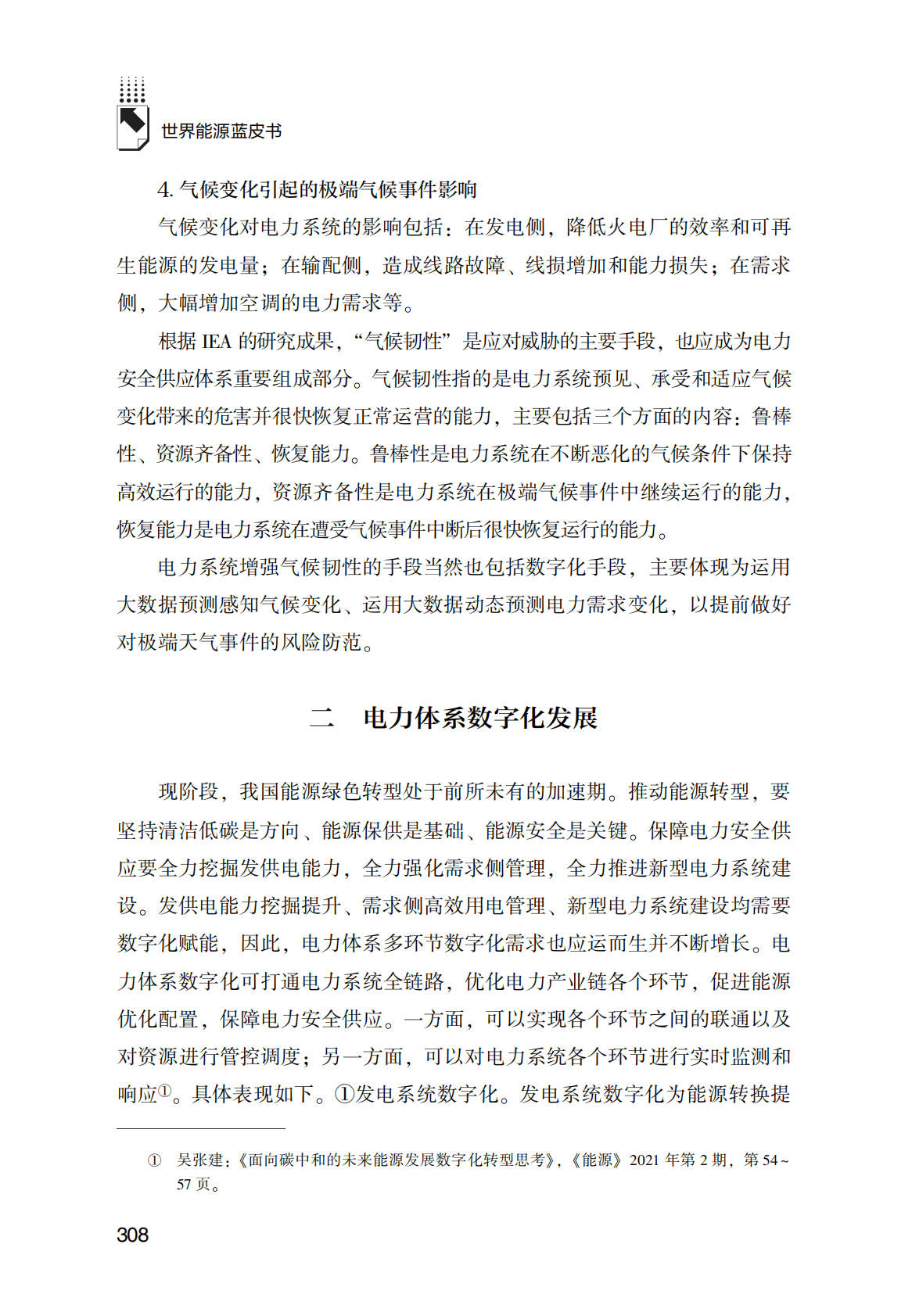 世界能源蓝皮书：数字治理下中国的电力安全供应体系分析 第6页