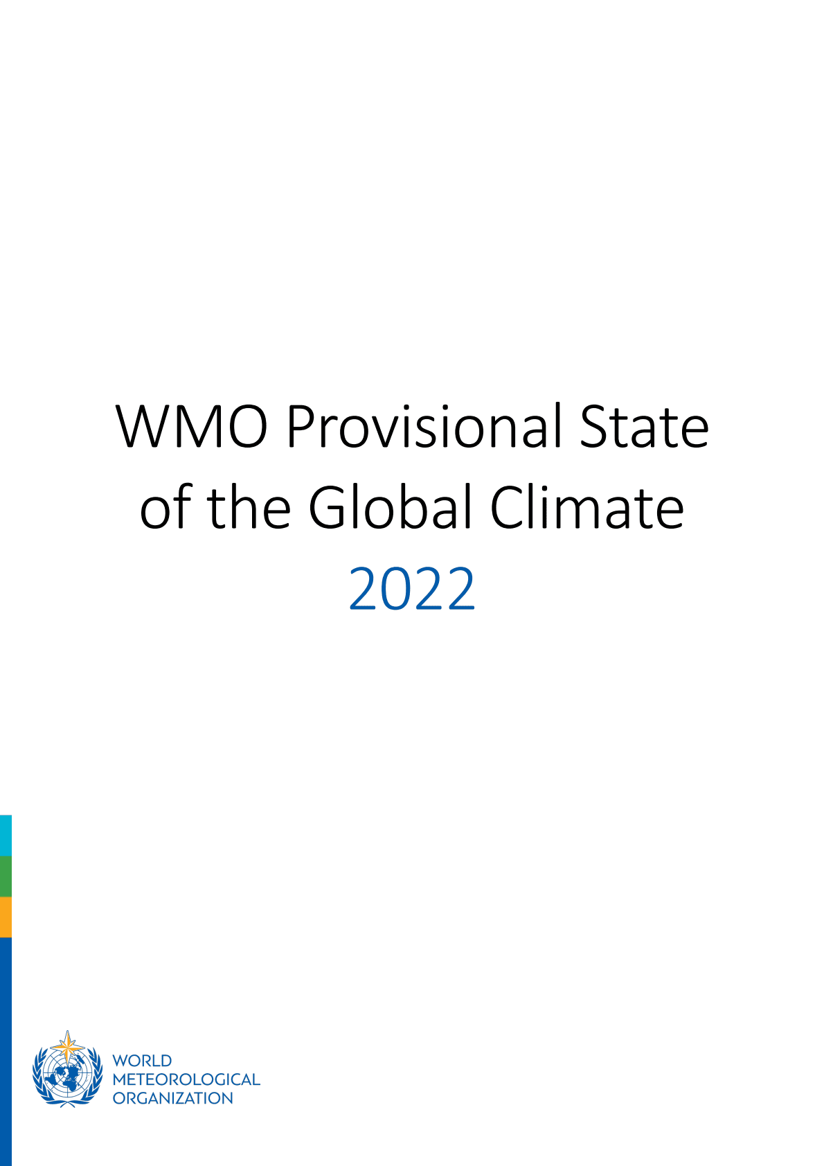 世界气象组织：2022年全球气候状况报告【英文版】 第1页