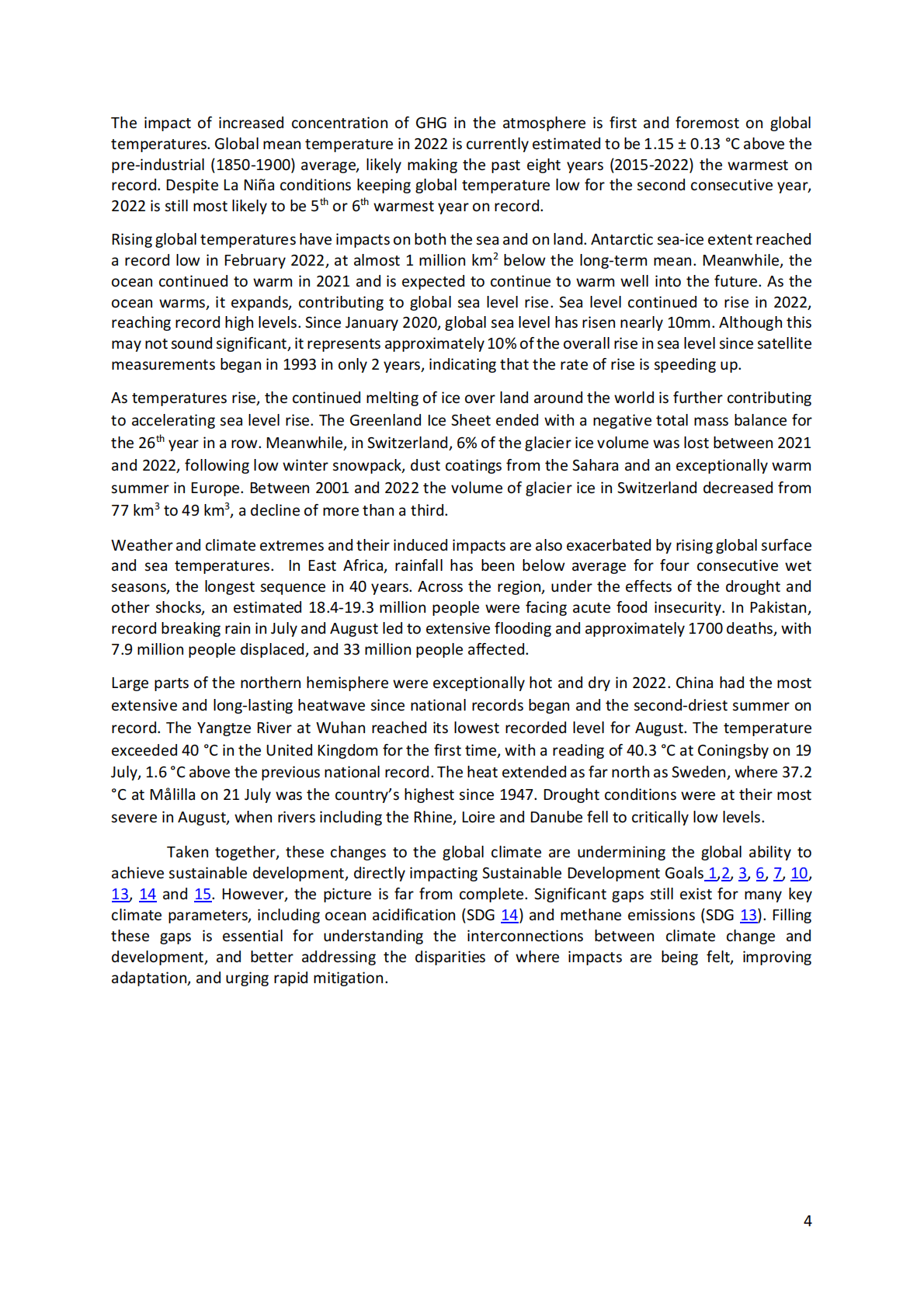 世界气象组织：2022年全球气候状况报告【英文版】 第4页