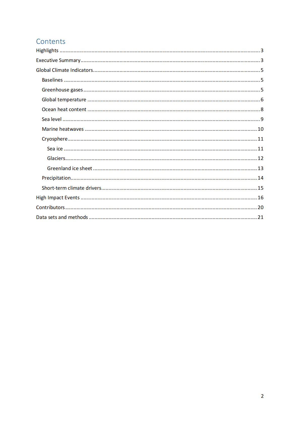 世界气象组织：2022年全球气候状况报告【英文版】 第2页