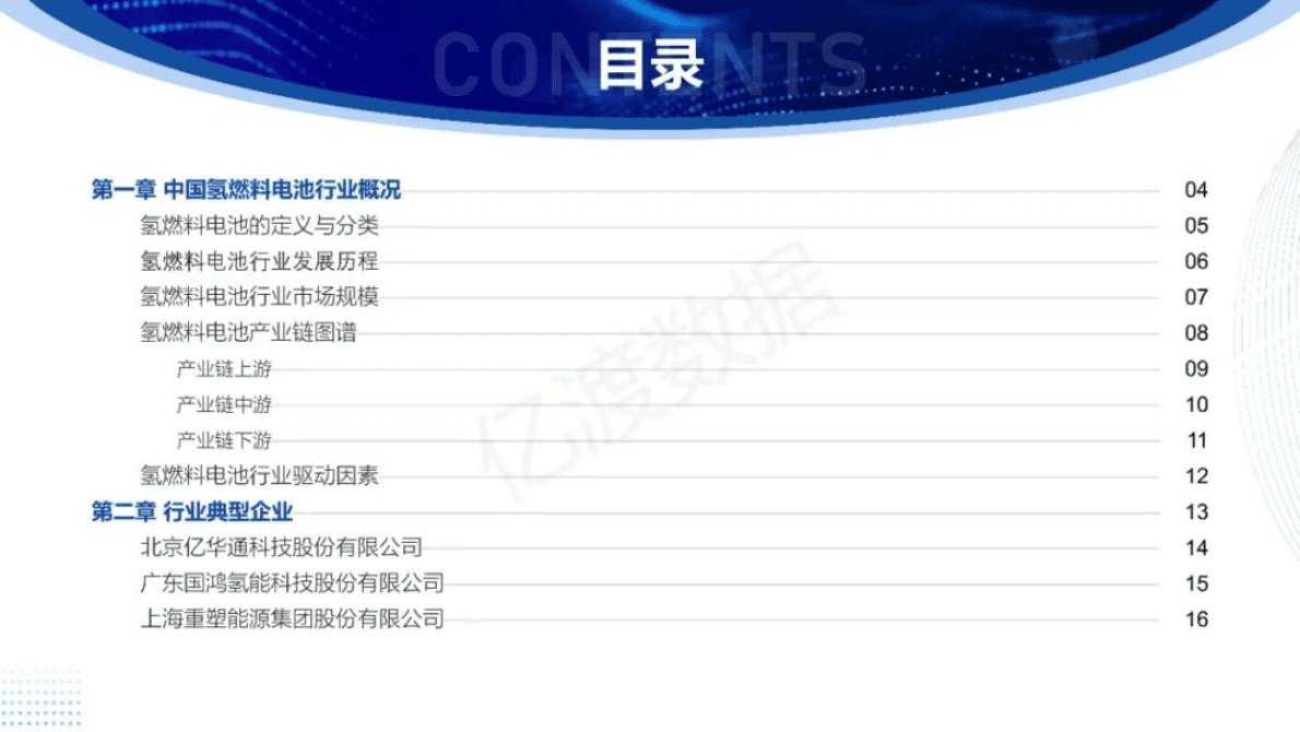 亿渡数据：2022年中国氢燃料电池行业短报告 第2页