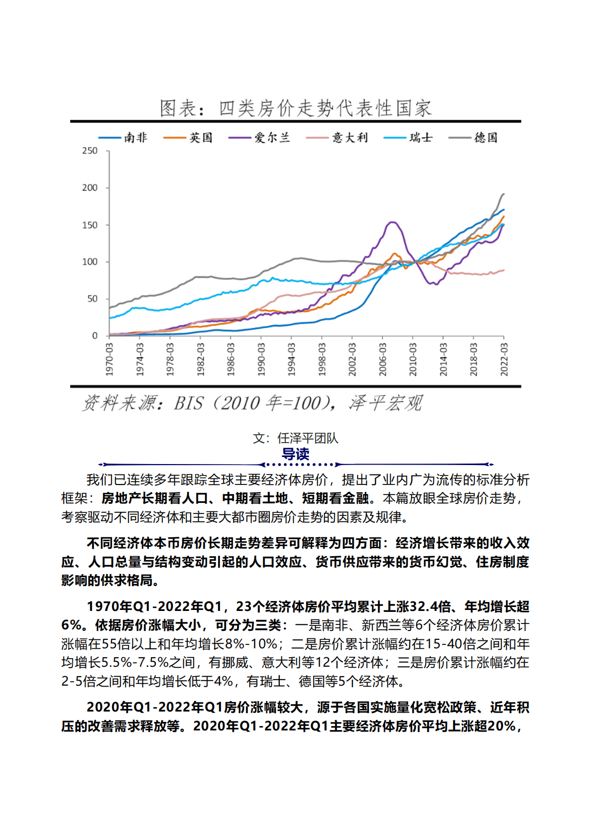 泽平宏观：全球房价大趋势：2022 第1页