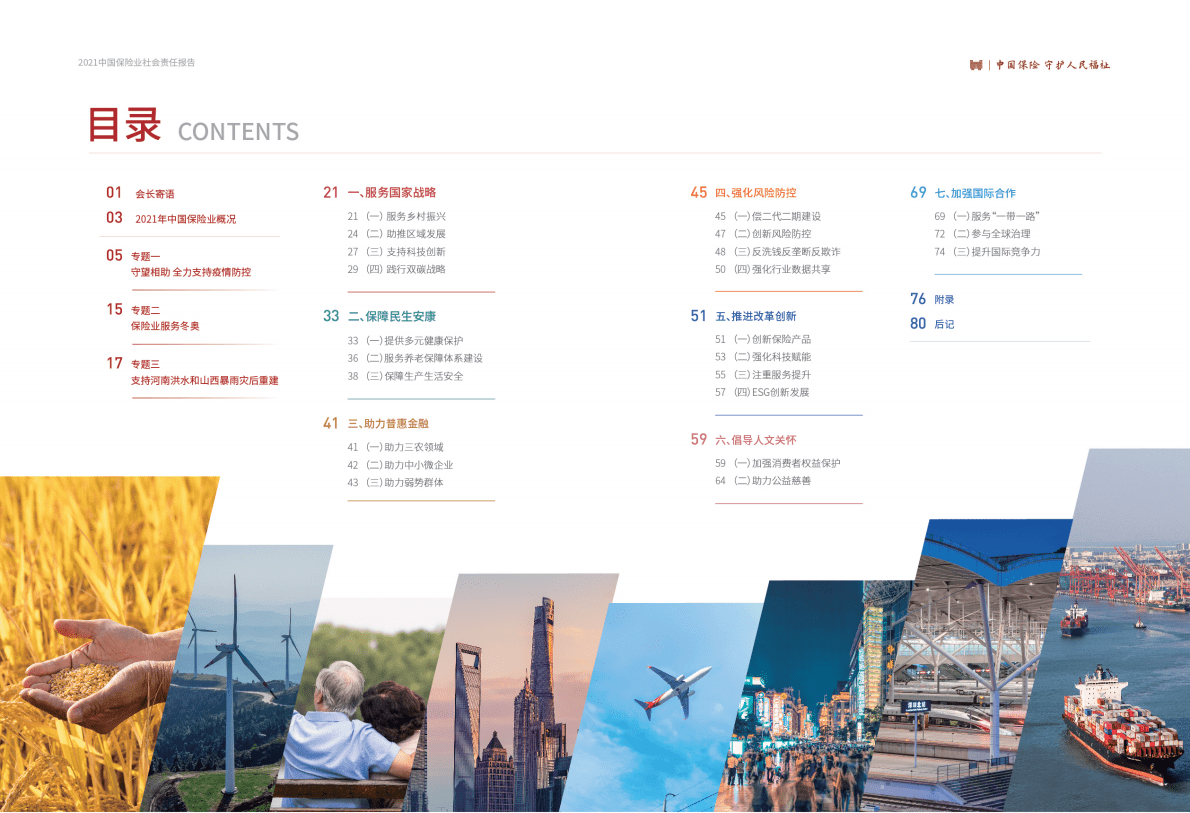 中国保险行业协会：2021中国保险业社会责任报告 第3页
