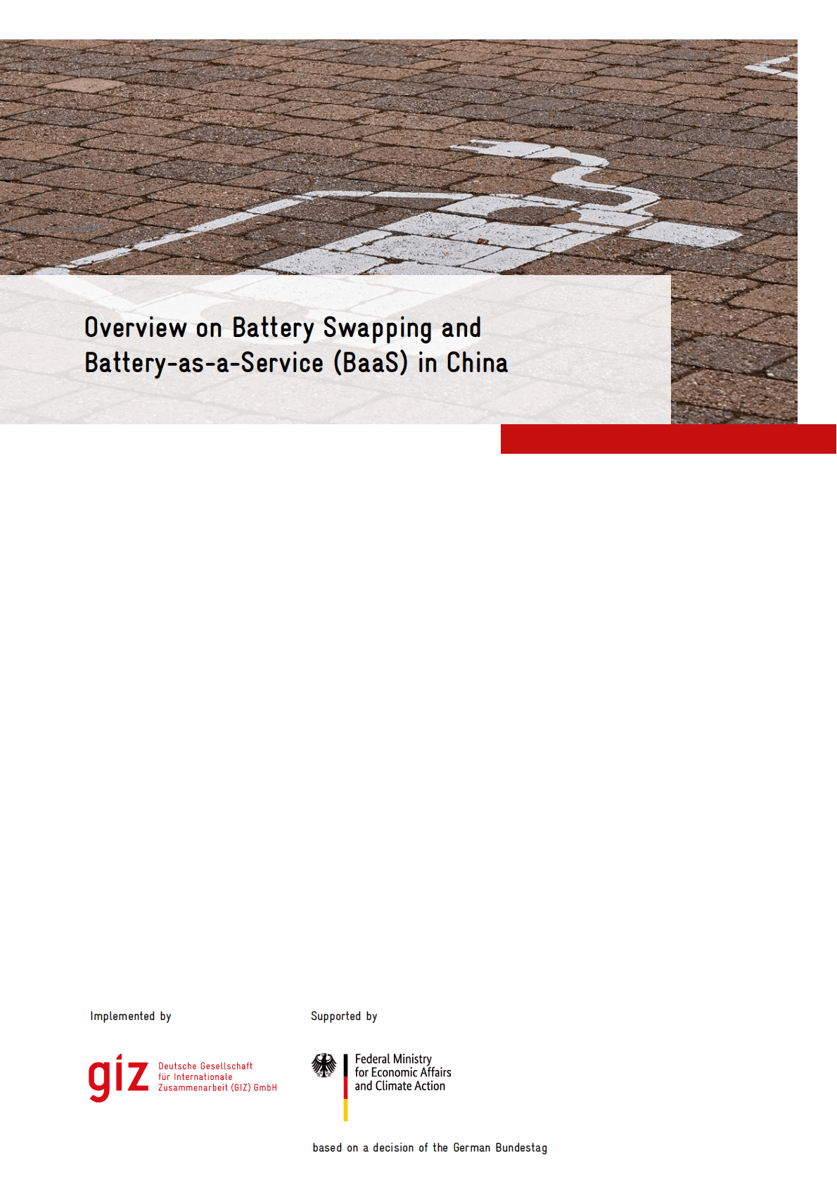 GIZ：中国电池交换和电池即服务（BaaS）概述【英文版】 第1页