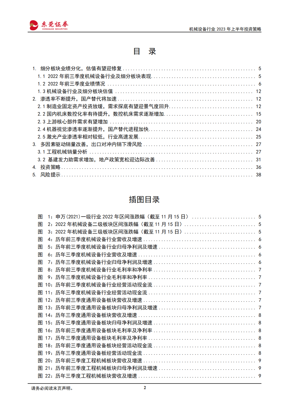 机械设备行业2023年上半年投资策略：自动化生产渗透率提升，工程机械需求回暖 第2页