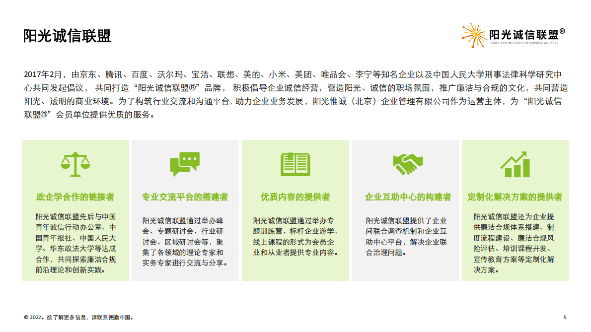 德勤：国际ESG评级标准下反腐败反贿赂合规分析报告 第5页