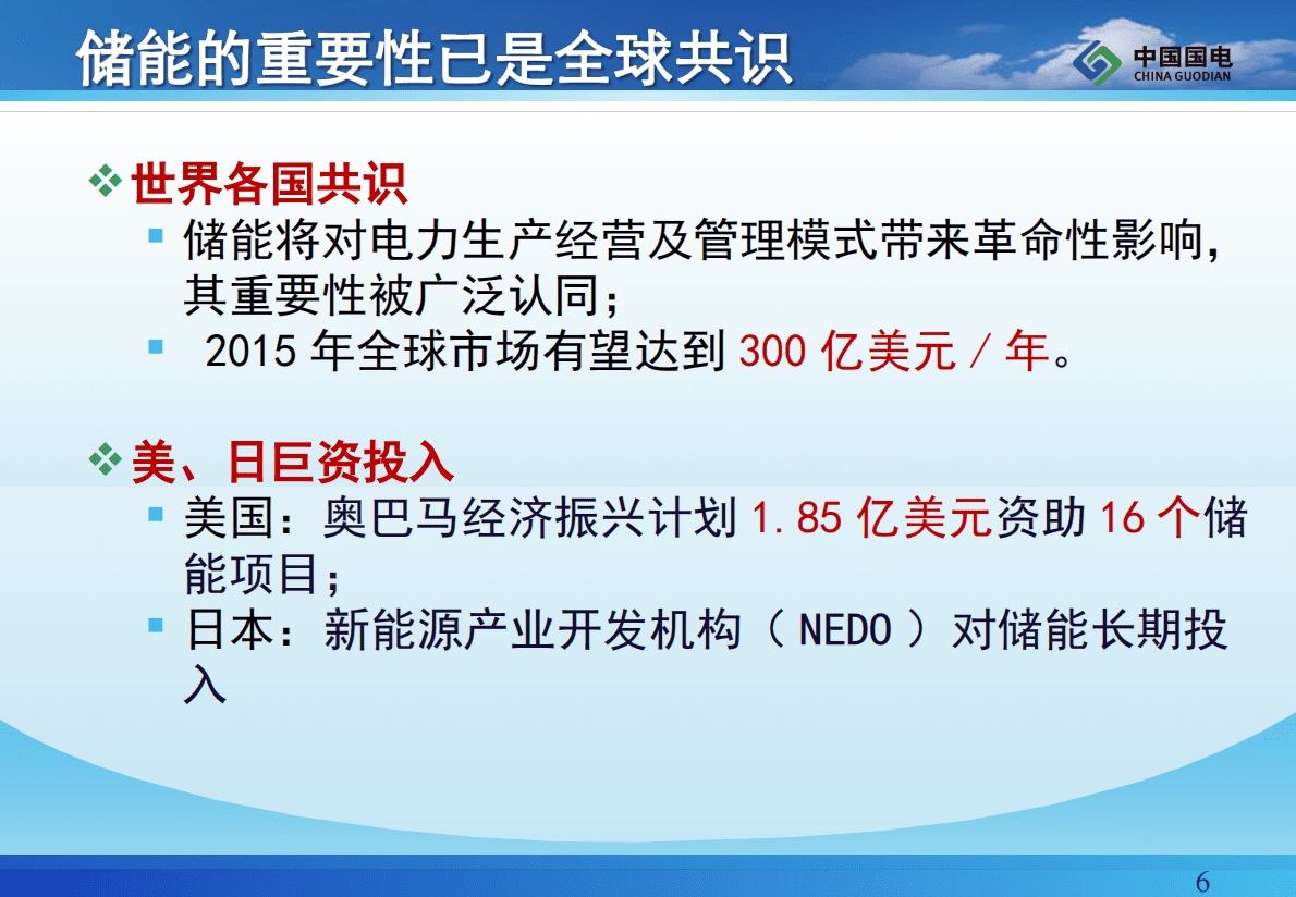 国电新能源院技术研究院：储能产业发展战略研究 第6页