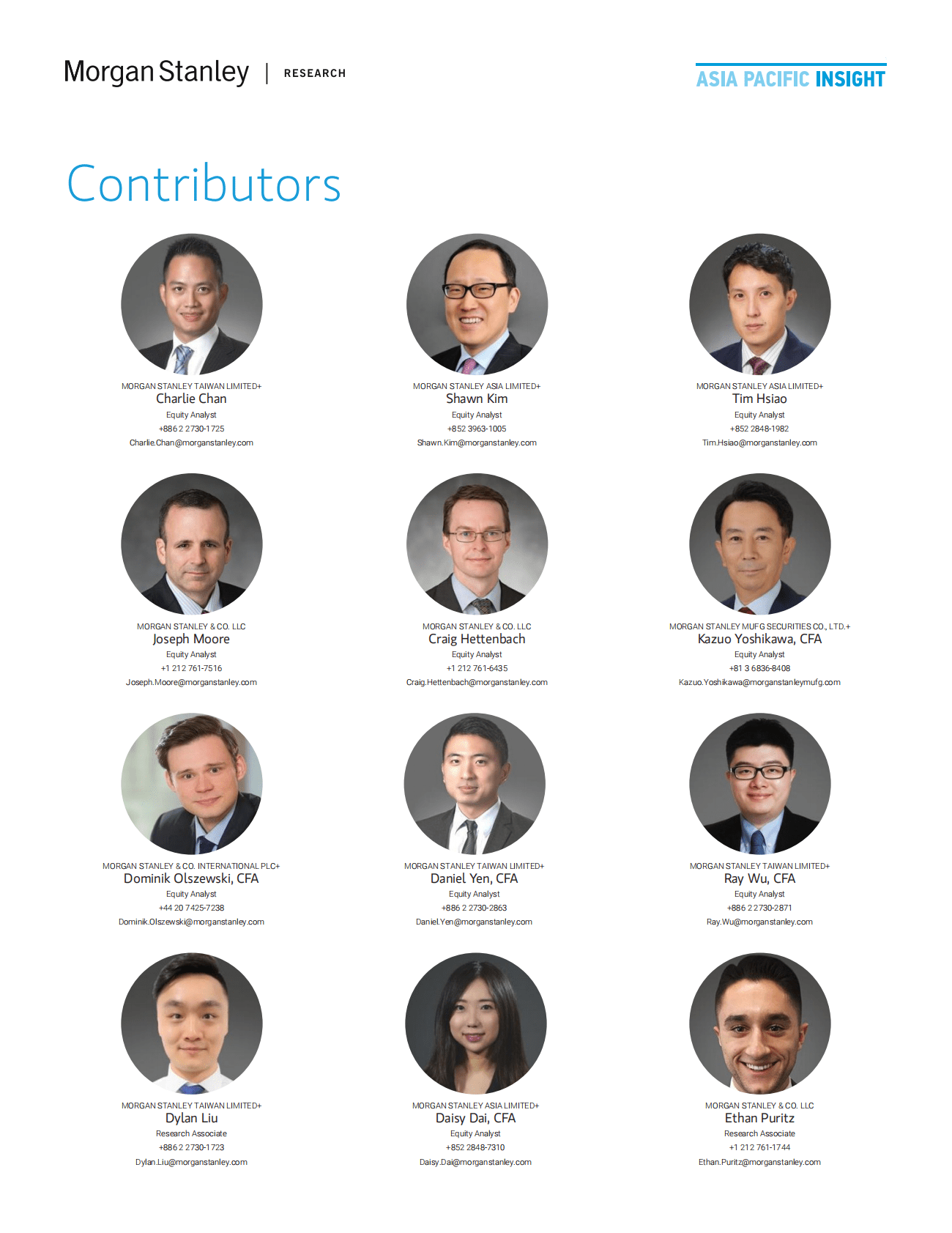 摩根士丹利：亚太地区半导体行业：大中华区汽车半导体全球化的七大投资主题 第2页