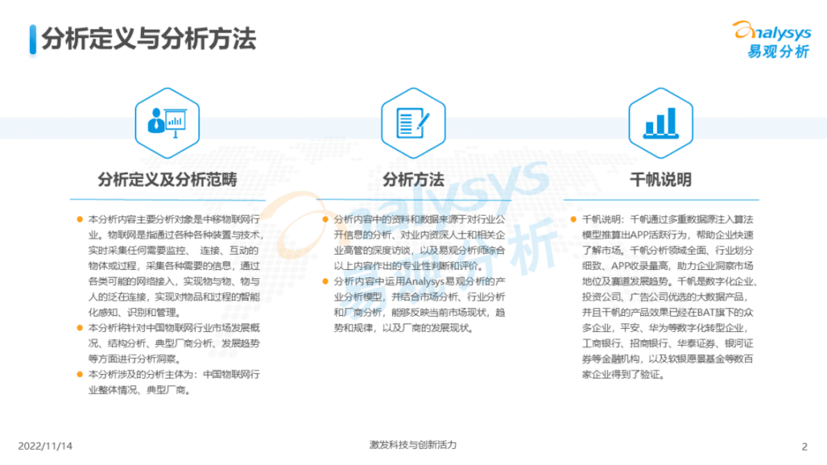 易观分析：万物互联，合作共赢：中国物联网行业发展洞察2022 第2页