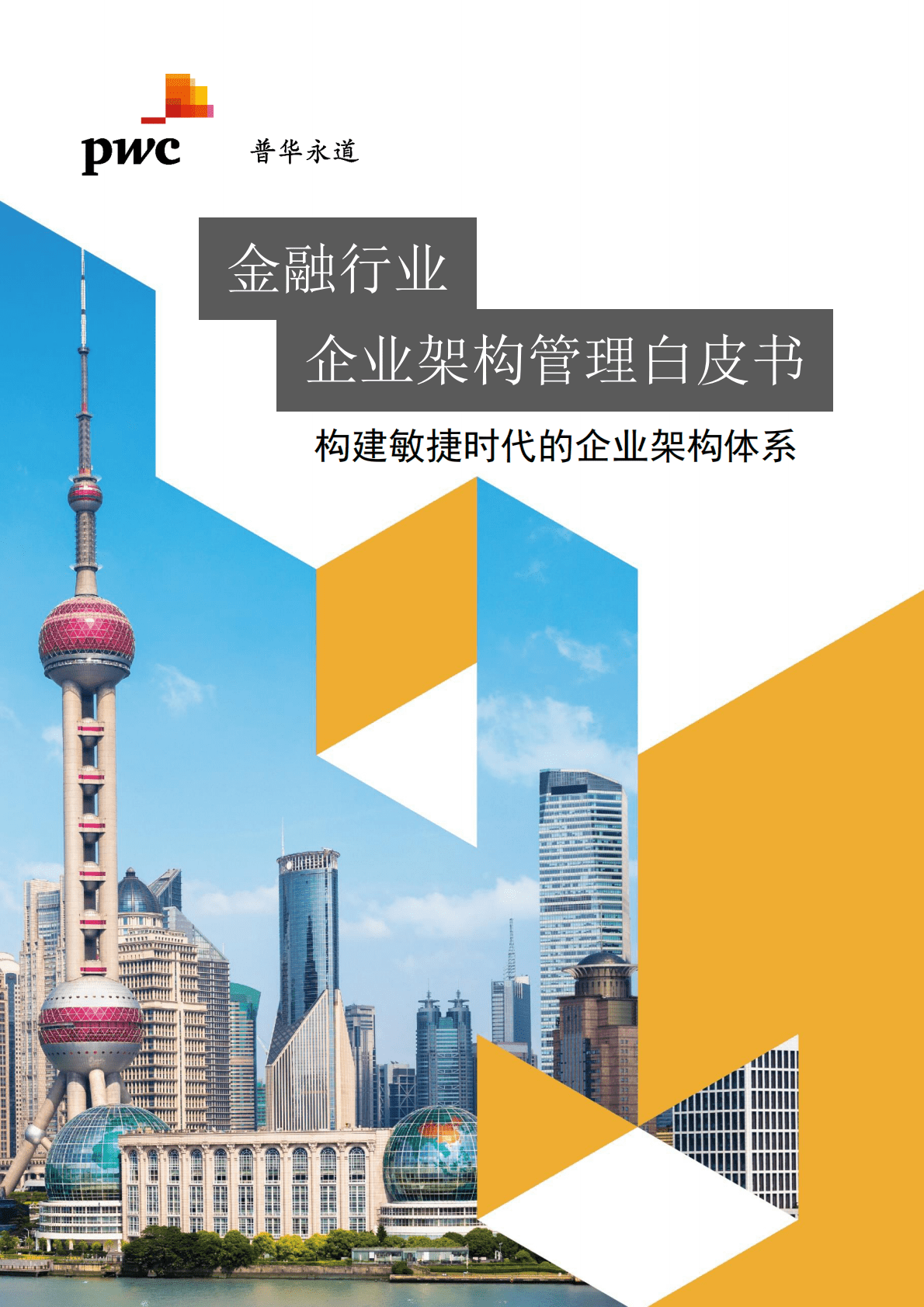 普华永道：金融行业企业架构管理白皮书 第1页