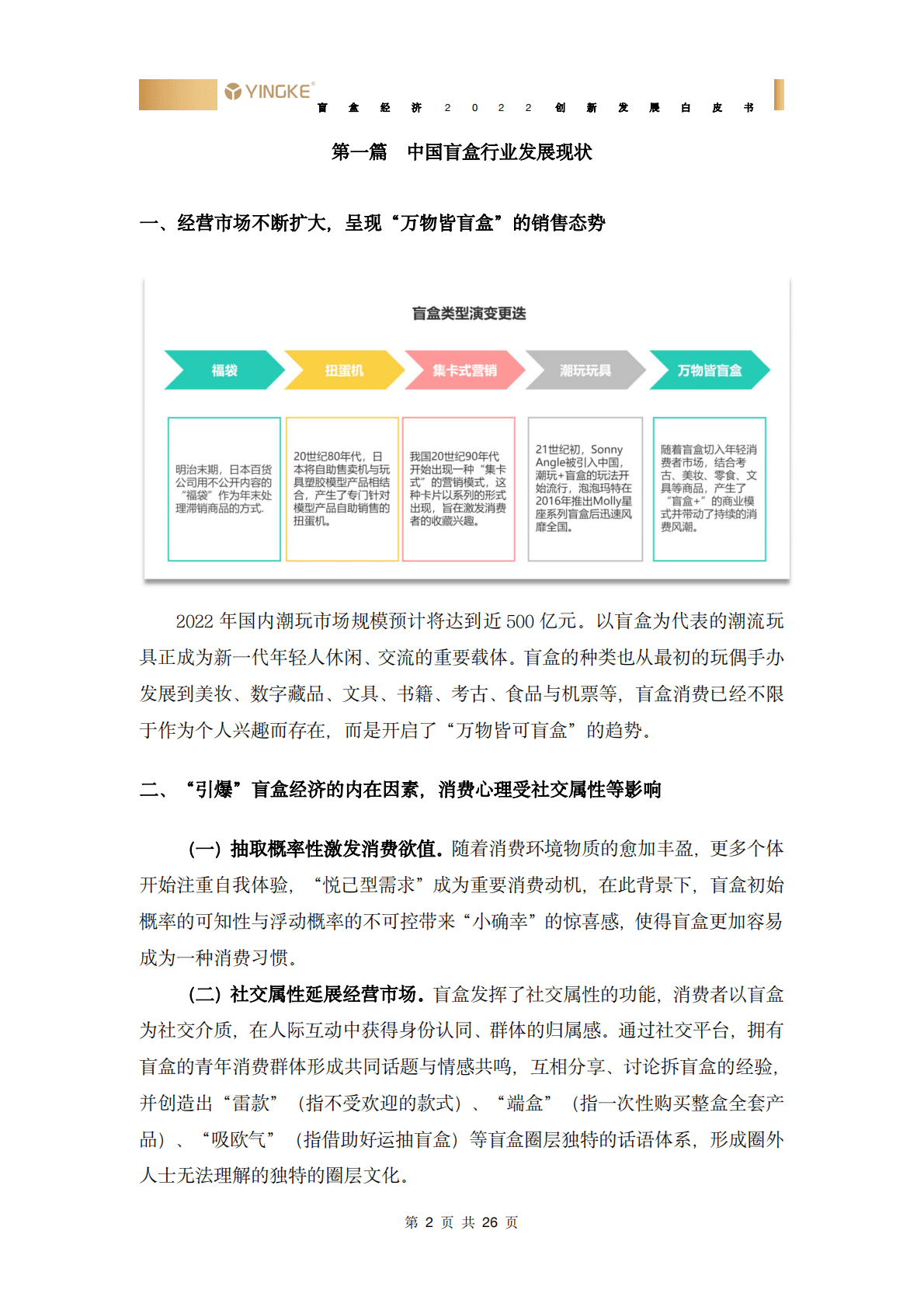 盈科：盲盒经济2022创新发展白皮书 第5页