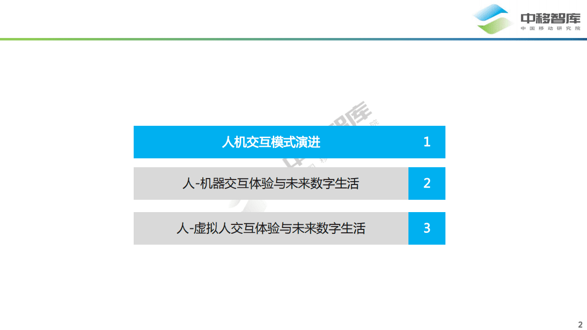 中移智库：新型人机交互体验演进与未来数字生活 第2页