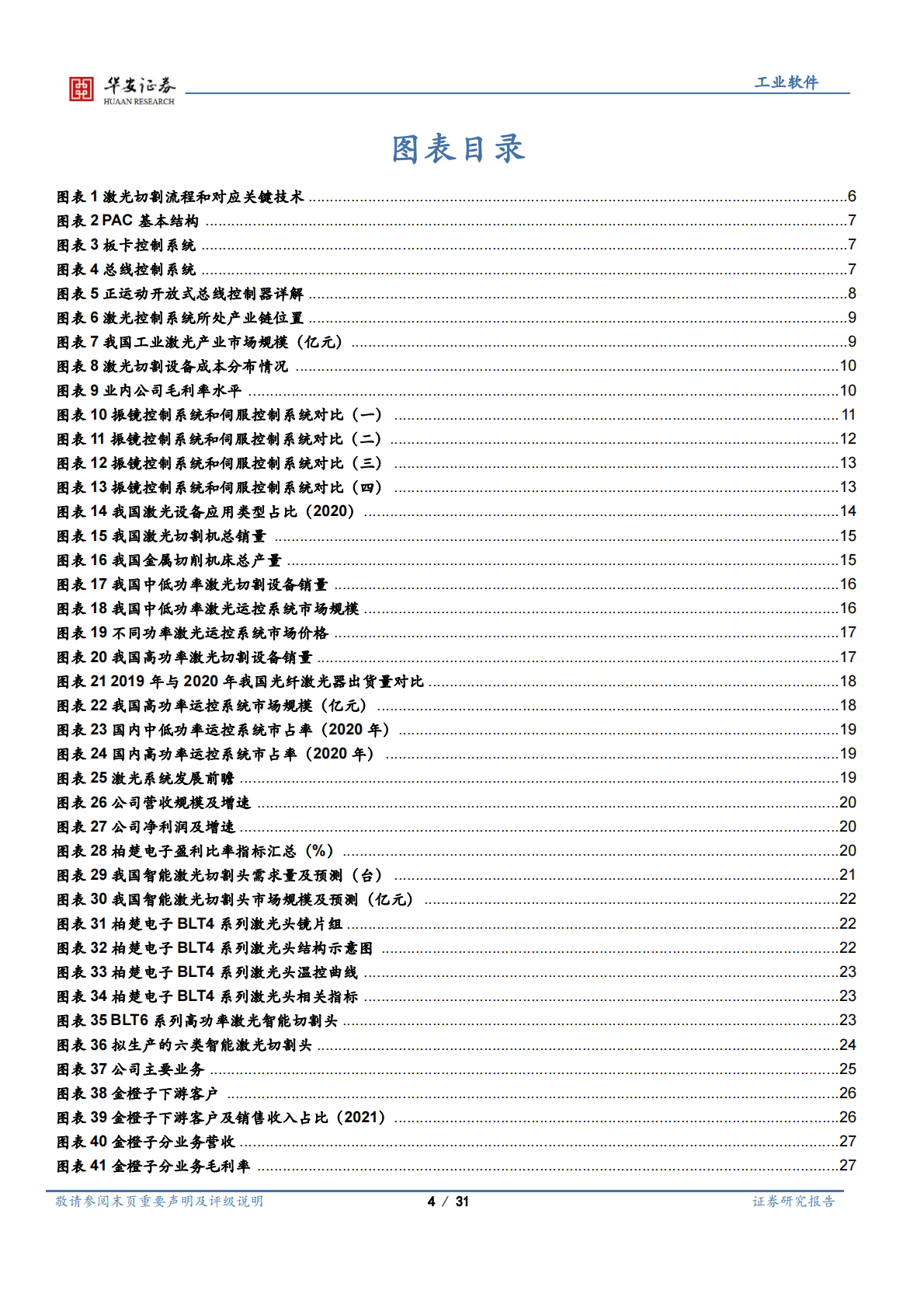 工业软件行业深度：激光加工体系之脑，产业链盈利效率之巅 第4页