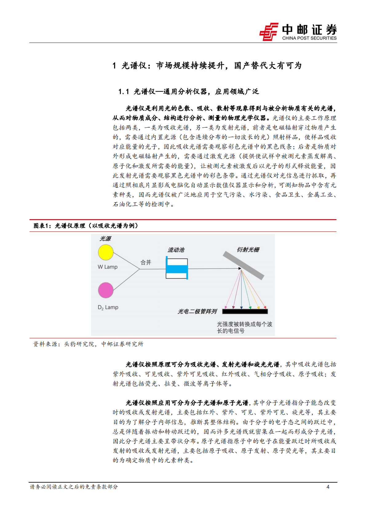 机械设备深度报告：实验分析仪器系列专题--光谱仪：市场规模持续提升，国产替代大有可为 第4页