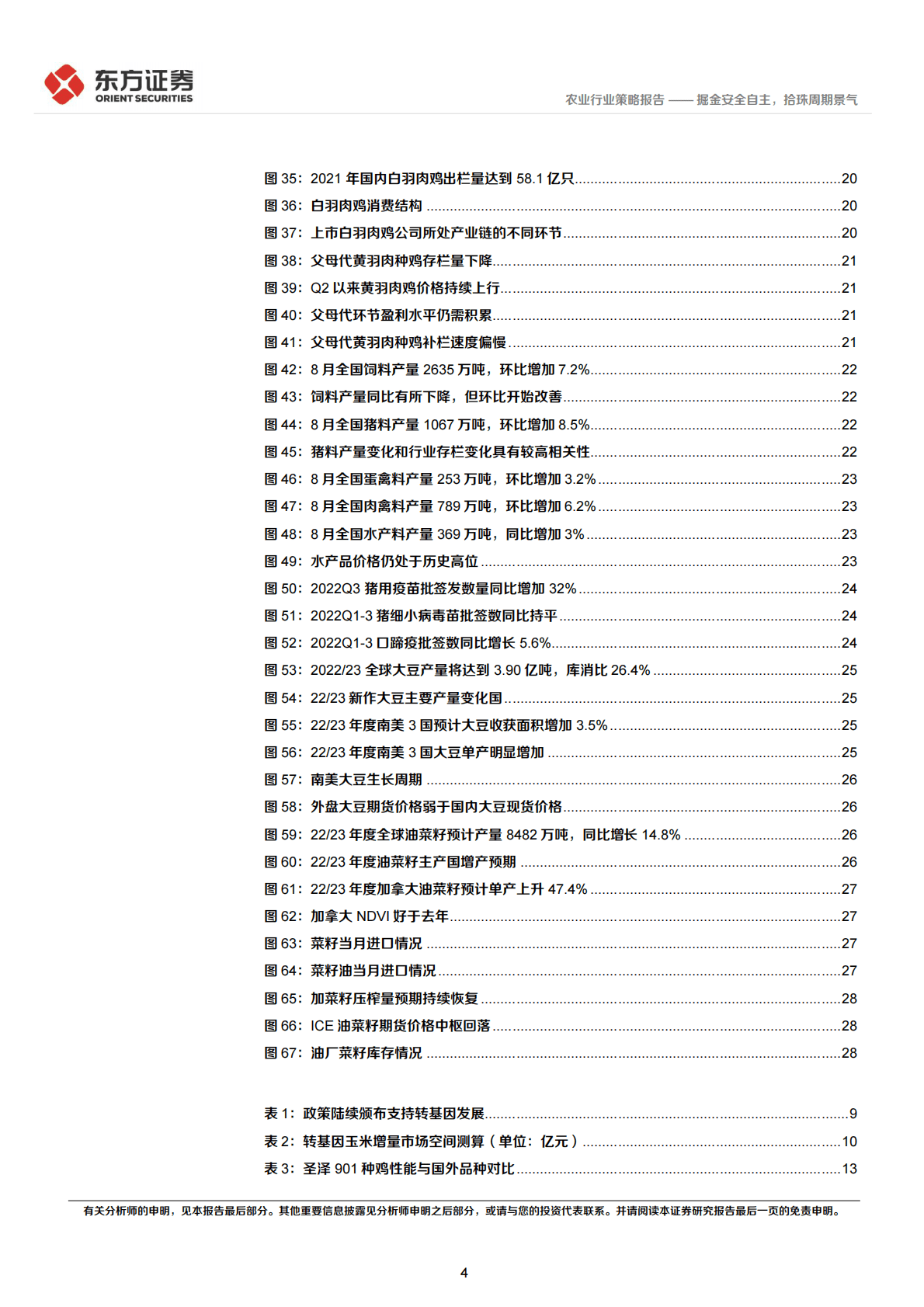 农业2023年年度策略：掘金安全自主，拾珠周期景气 第4页