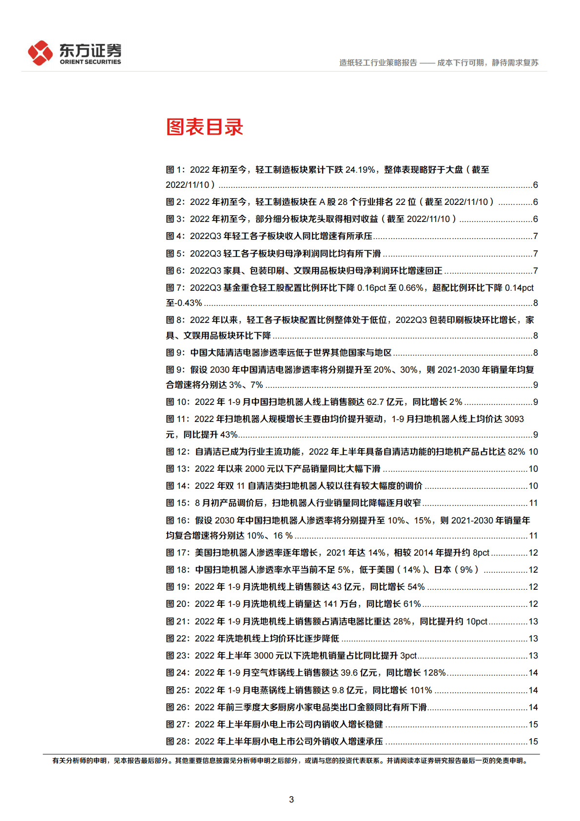 轻工行业2023年度投资策略：成本下行可期，静待需求复苏 第3页