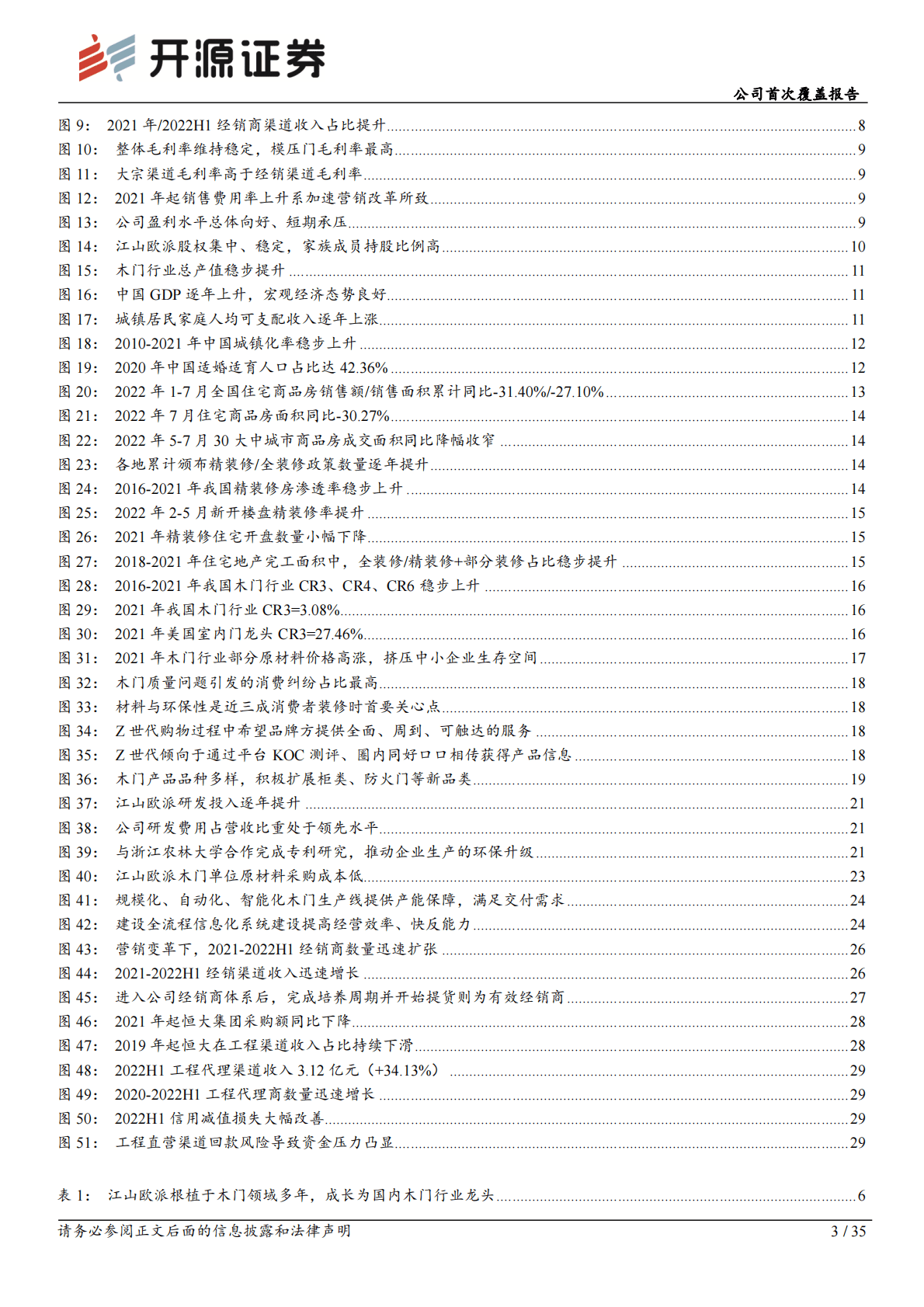 江山欧派：公司首次覆盖报告：木门品价比优势显著，营销改革下新业务放量可期 第3页