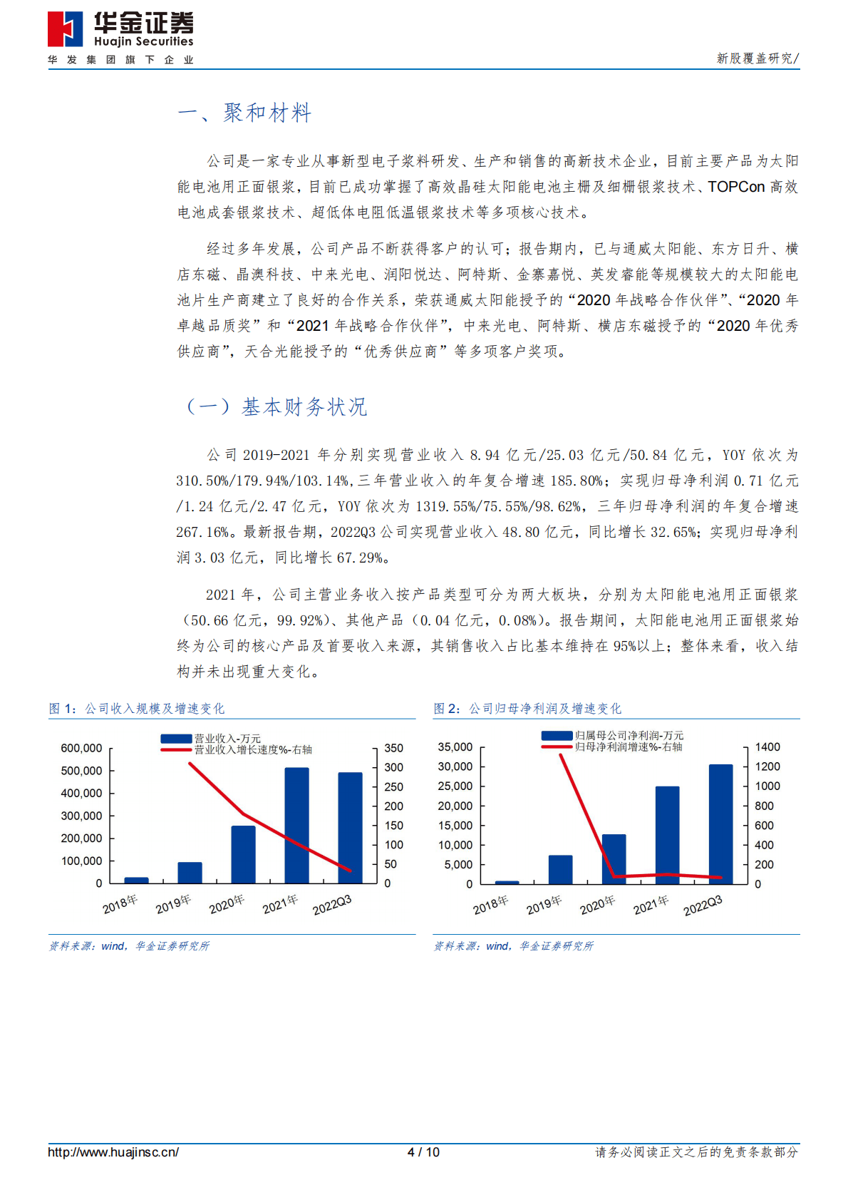 聚和材料 ：新股覆盖研究 第4页