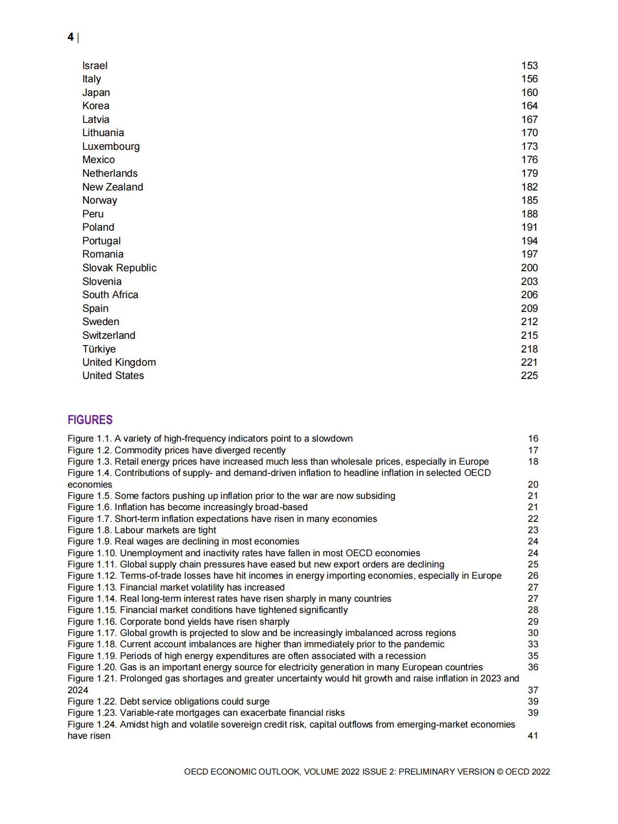 经合组织：全球经济展望（2022年11月）【英文版】 第6页
