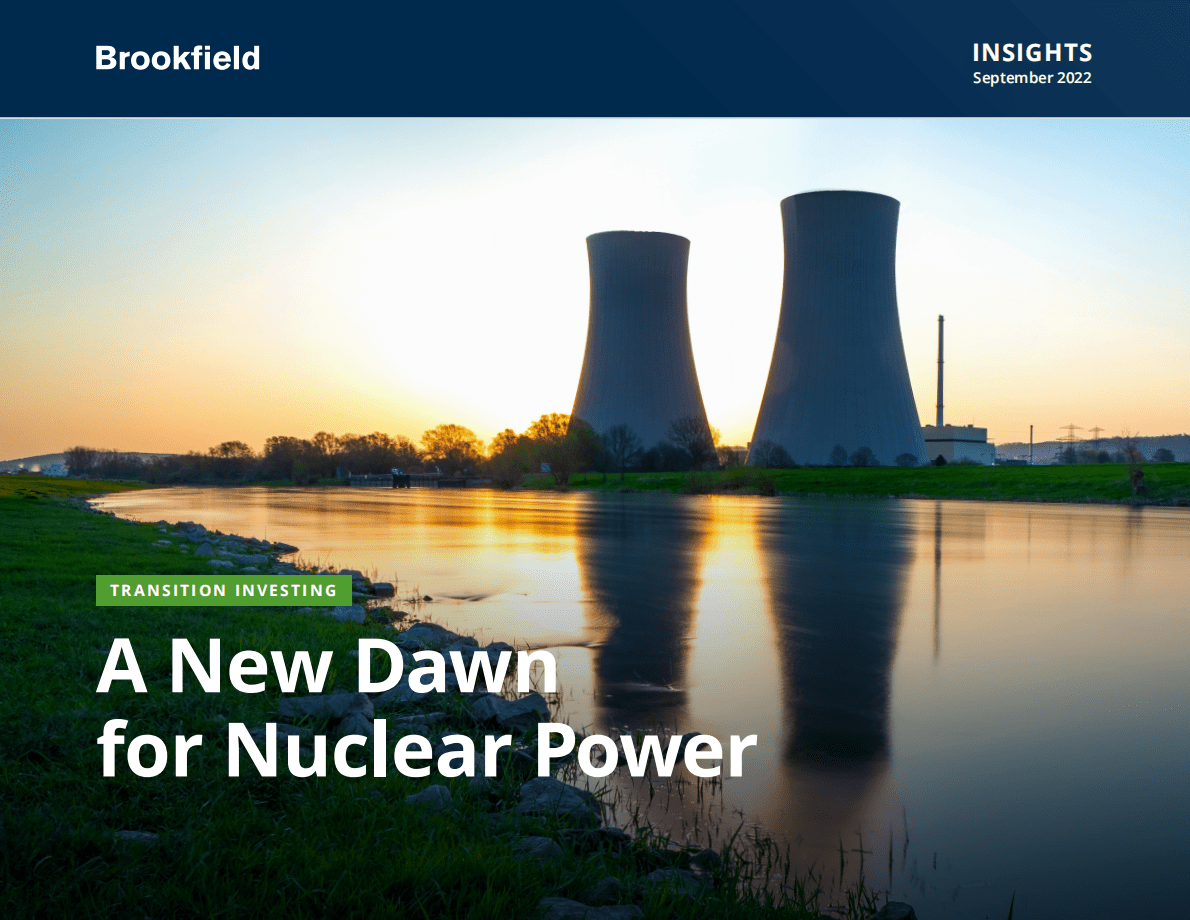 Brookfield：核能的新曙光白皮书【英文版】 第1页