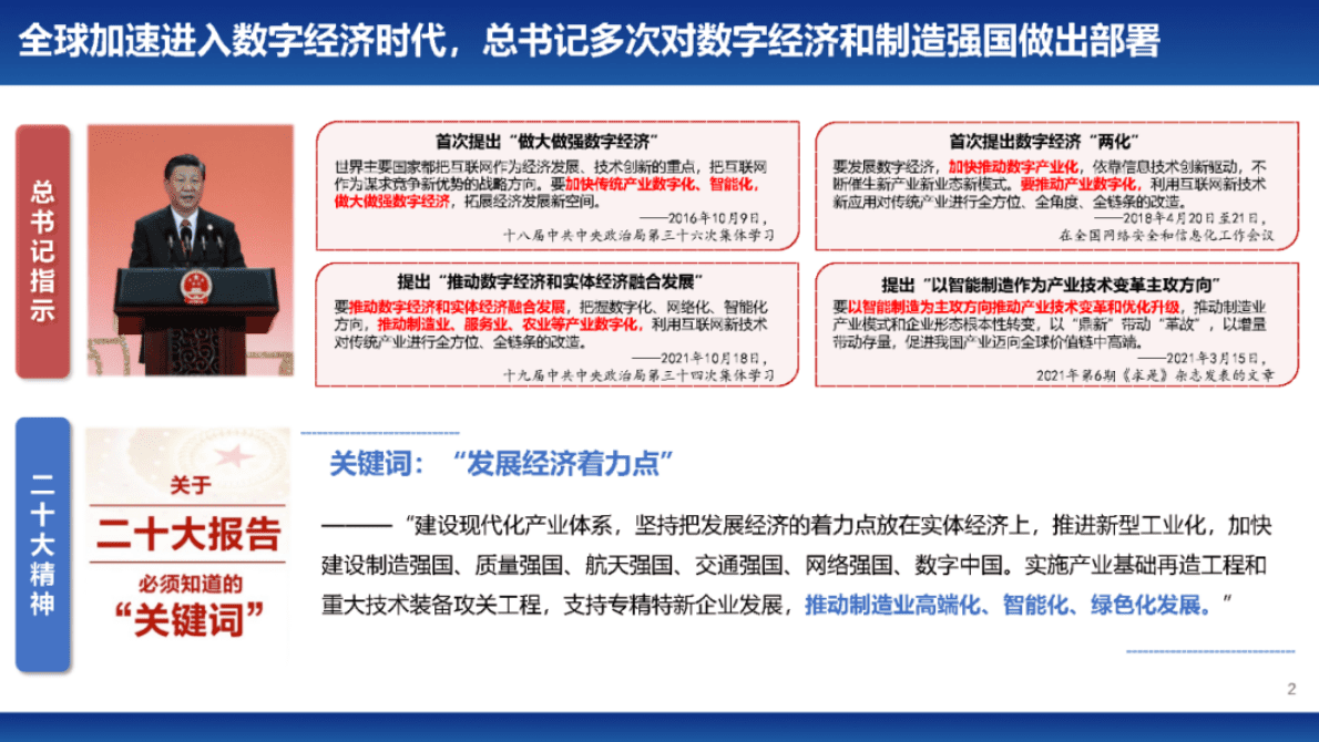 中国移动研究院：5G工业互联网实现制造业高端化智能化绿色化2022 第2页