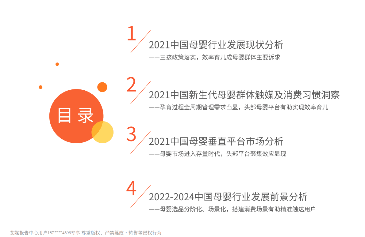 艾媒咨询：2021-2022年中国母婴行业新媒体营销价值研究报告 第4页