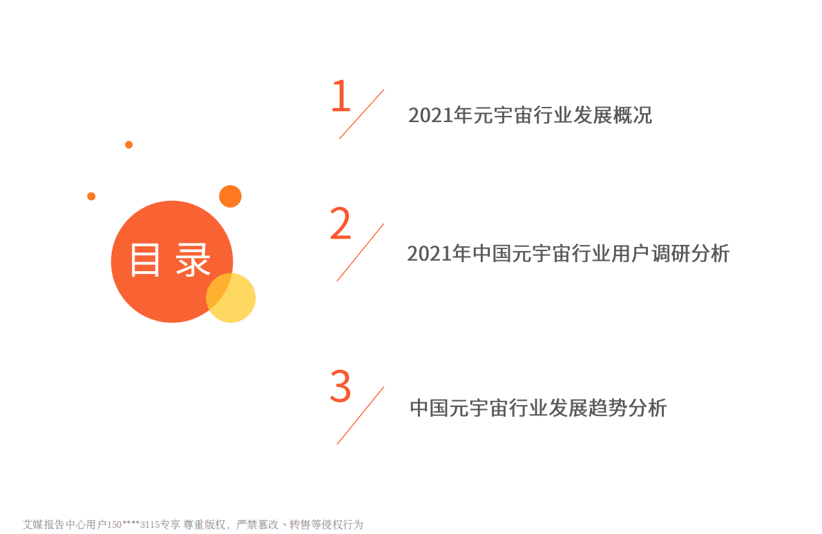 艾媒咨询：2021-2022年中国元宇宙行业用户行为分析热点报告（简版） 第4页