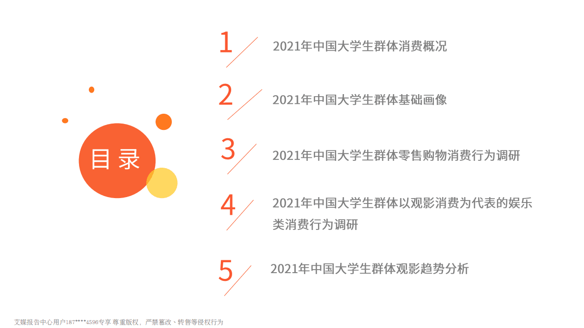艾媒咨询：2021年中国大学生观影趋势白皮书 第4页