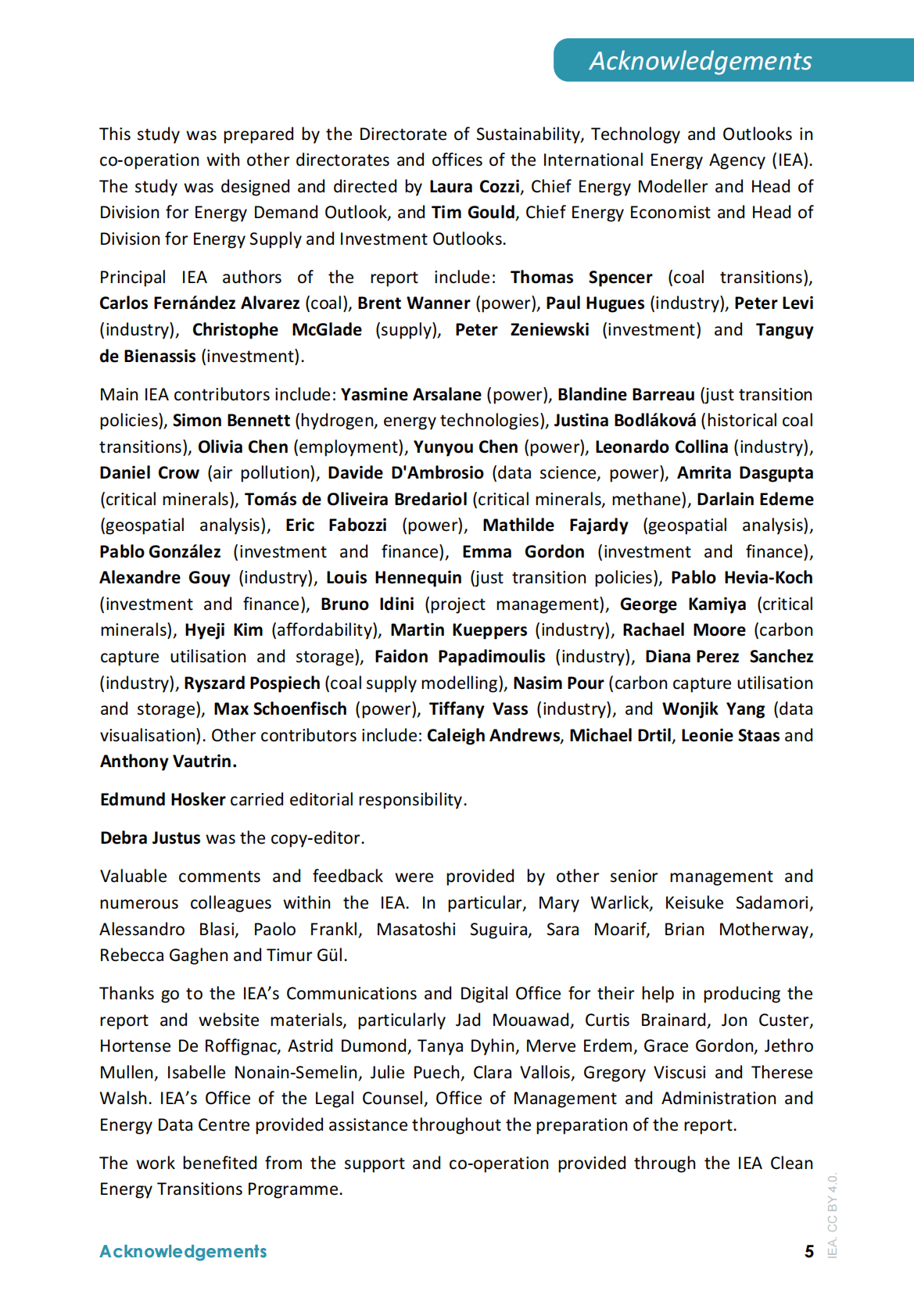 国际能源署：世界能源展望特别报告&mdash;&mdash;净零转型中的煤炭【英文版】 第5页