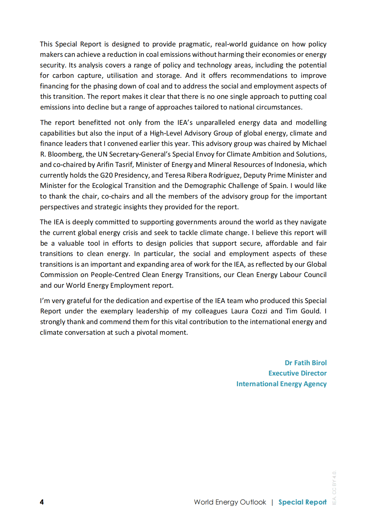 国际能源署：世界能源展望特别报告&mdash;&mdash;净零转型中的煤炭【英文版】 第4页