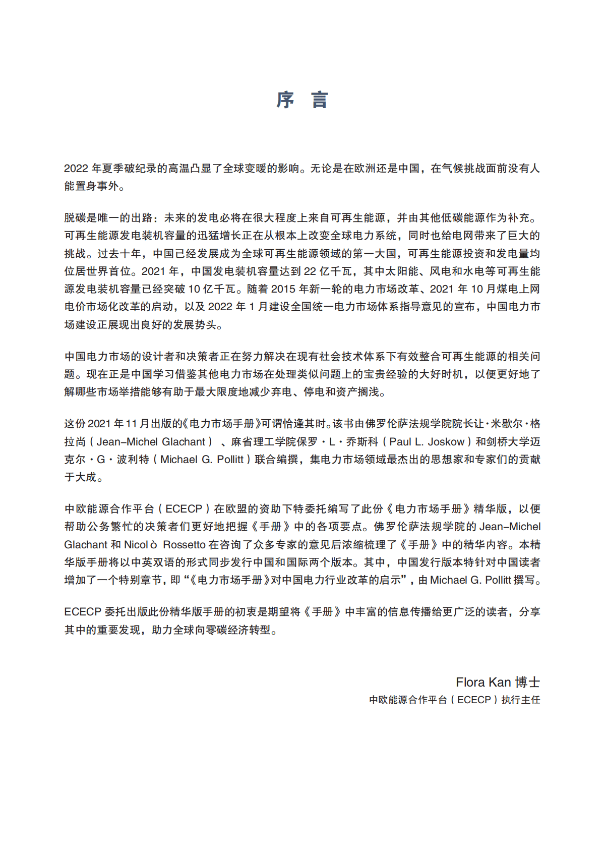 中欧能源合作平台：电力市场手册 第3页