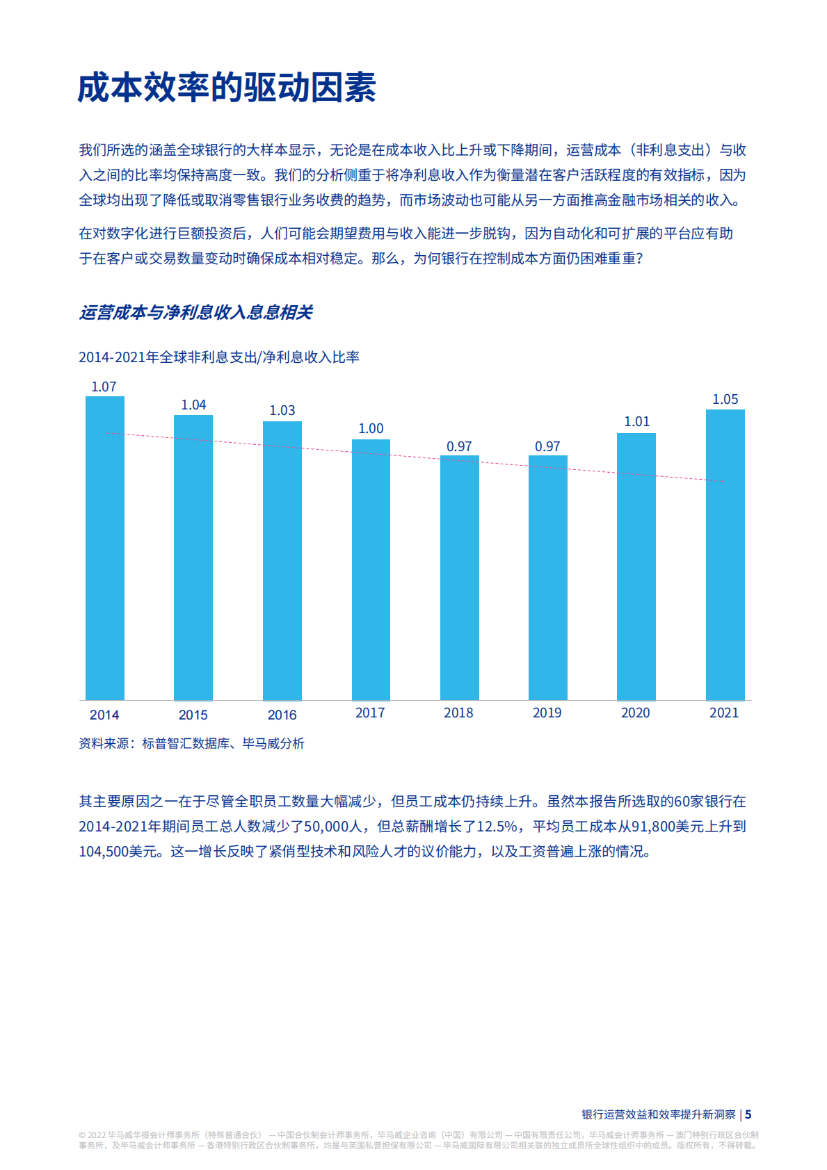 毕马威：银行运营效益和效率提升新洞察2022 第5页