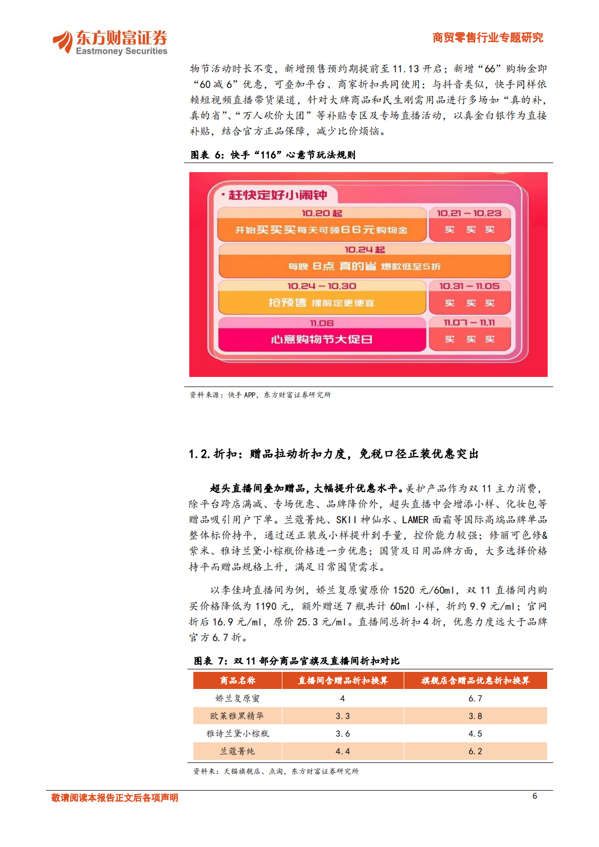 商贸零售行业专题研究：双11美妆品牌持续分化，后疫情需求端提振可期 第6页
