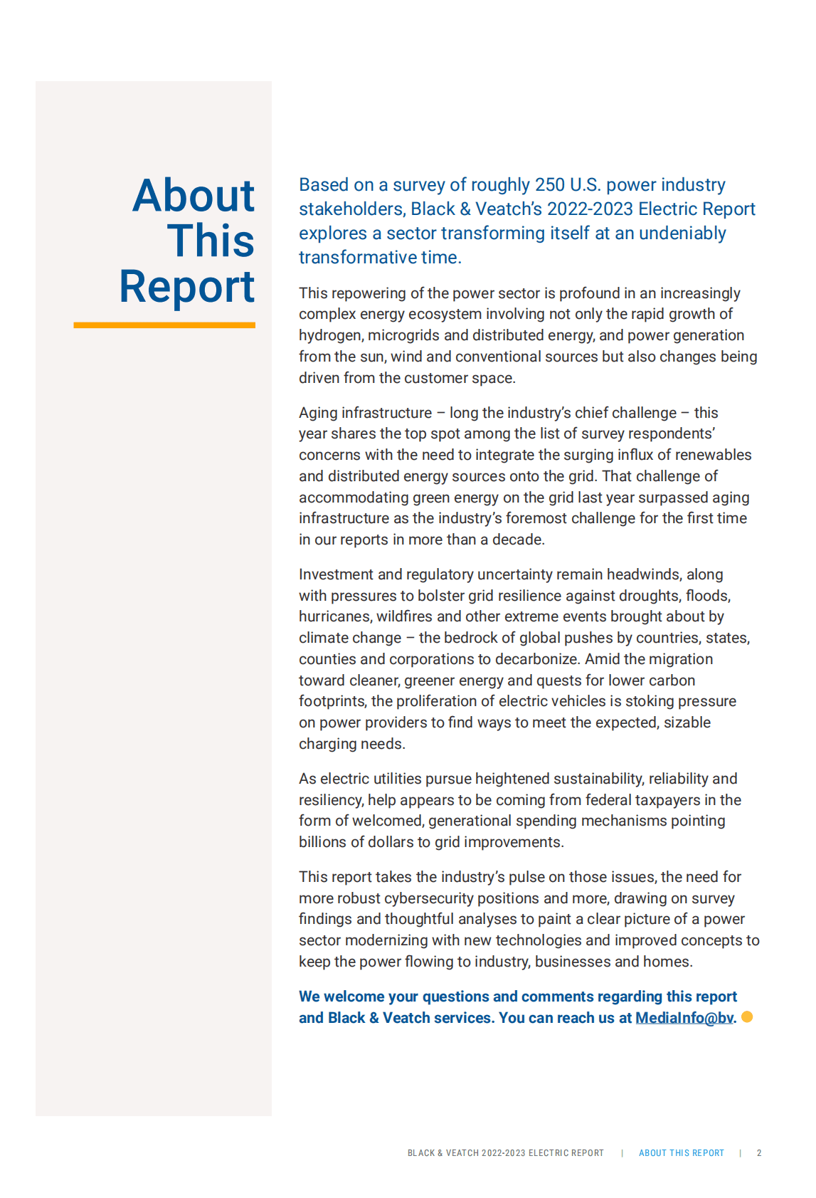 博莱克威奇BlackVeatch：2022-2023年电力报告英文版 第2页