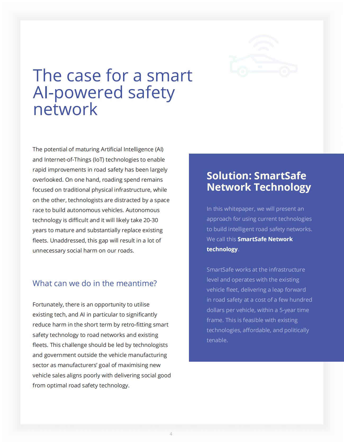 Intranel：人工智能驱动的道路安全网络白皮书【英文版】 第4页
