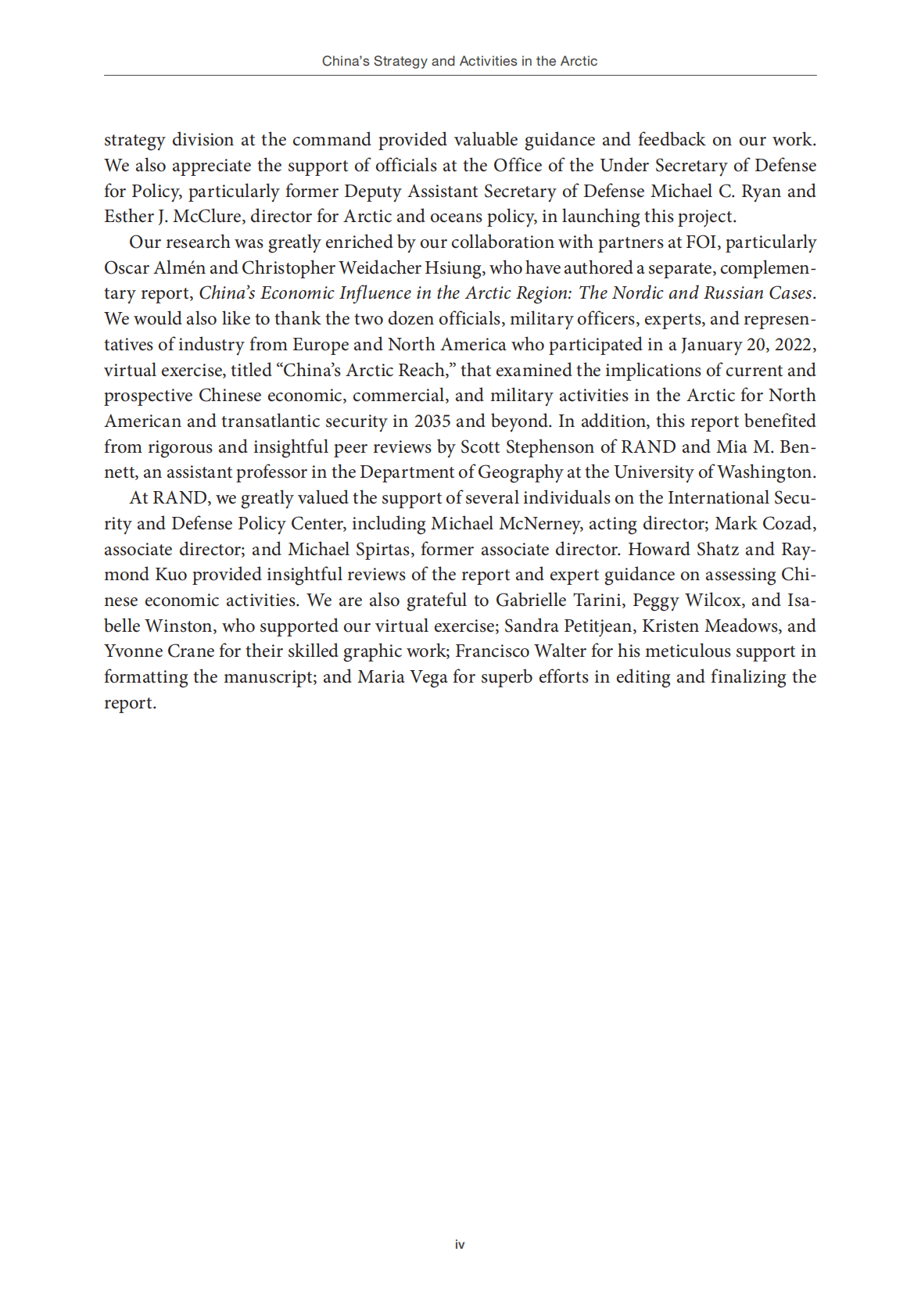 兰德-中国在北极的战略和活动：对北美和跨大西洋安全的影响 第4页