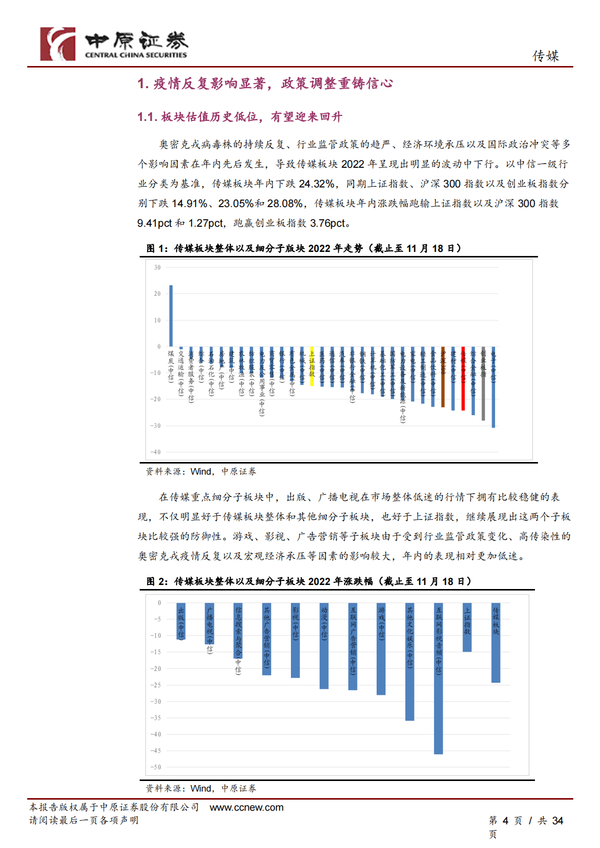 传媒行业年度策略：文化消费静待回暖，虚拟现实迎新机遇 第4页
