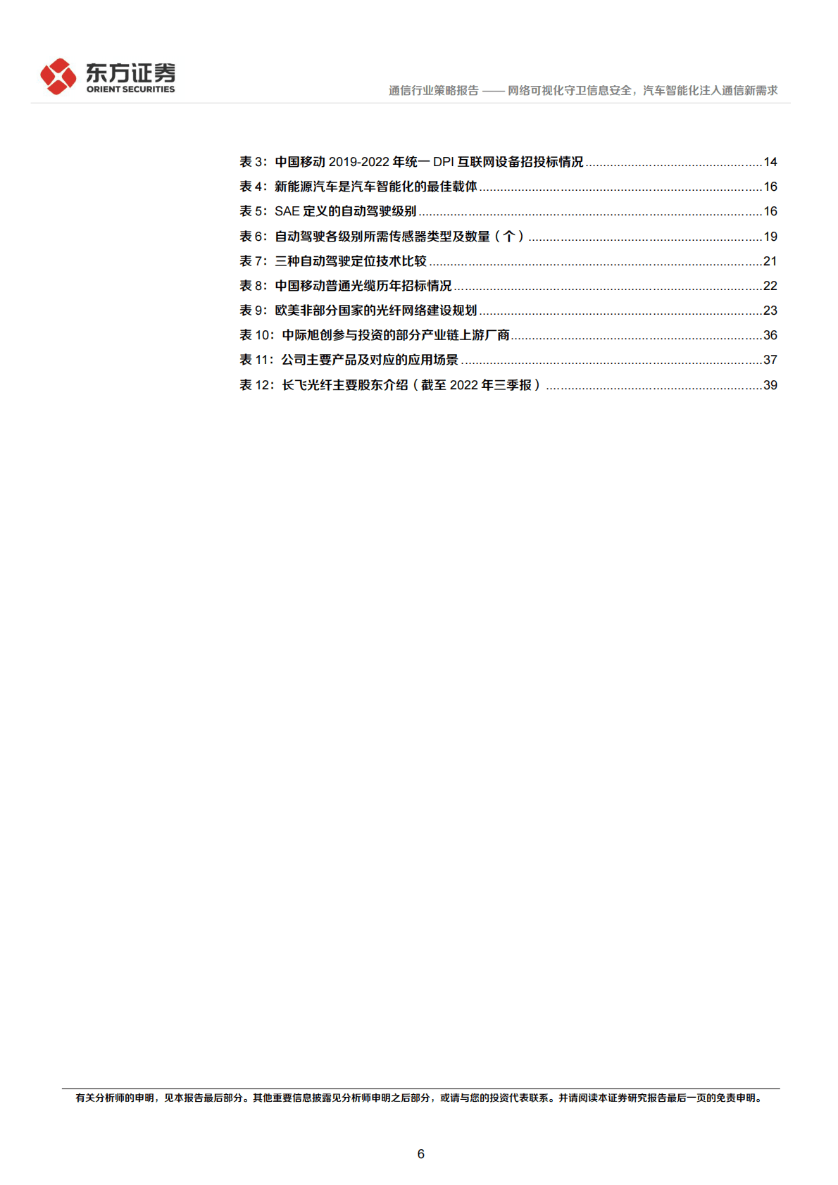 通信行业2023年度投资策略：网络可视化守卫信息安全，汽车智能化注入通信新需求 第6页