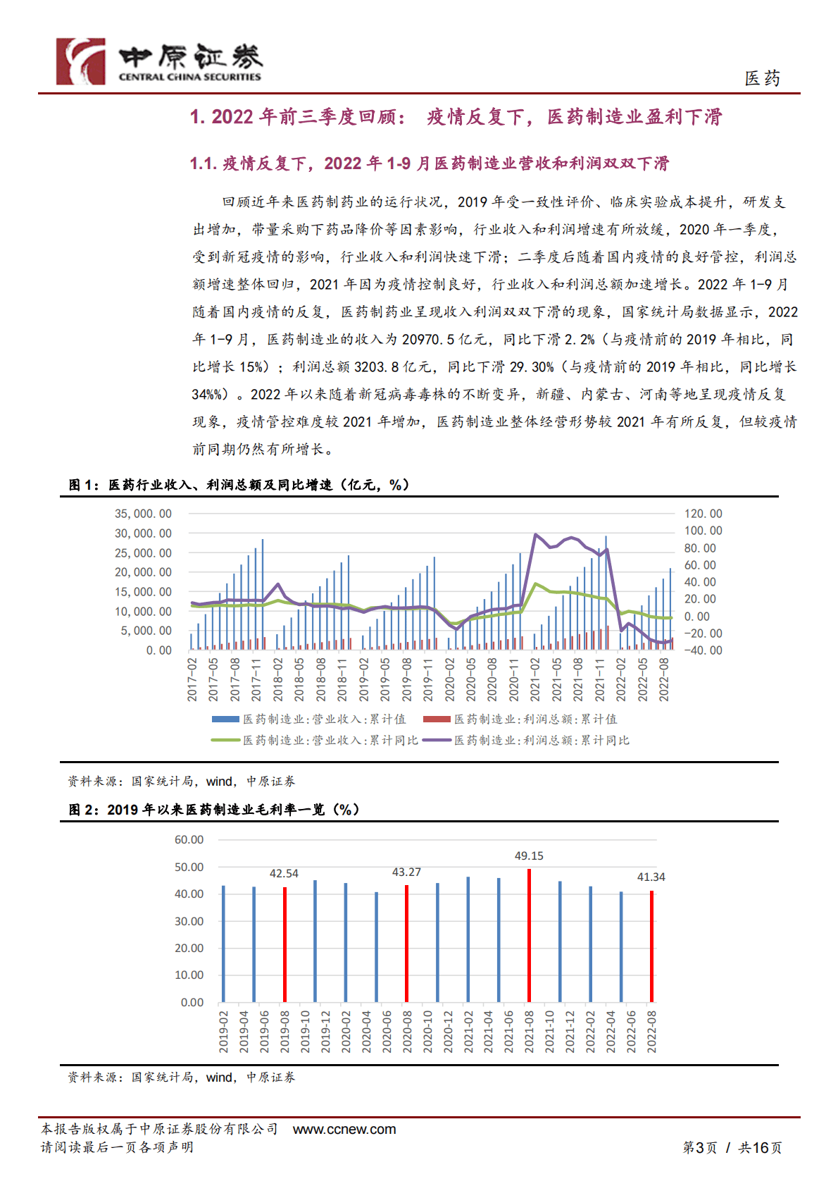 医药行业年度策略：关注&ldquo;防疫&rdquo;主线及政策受益板块 第3页
