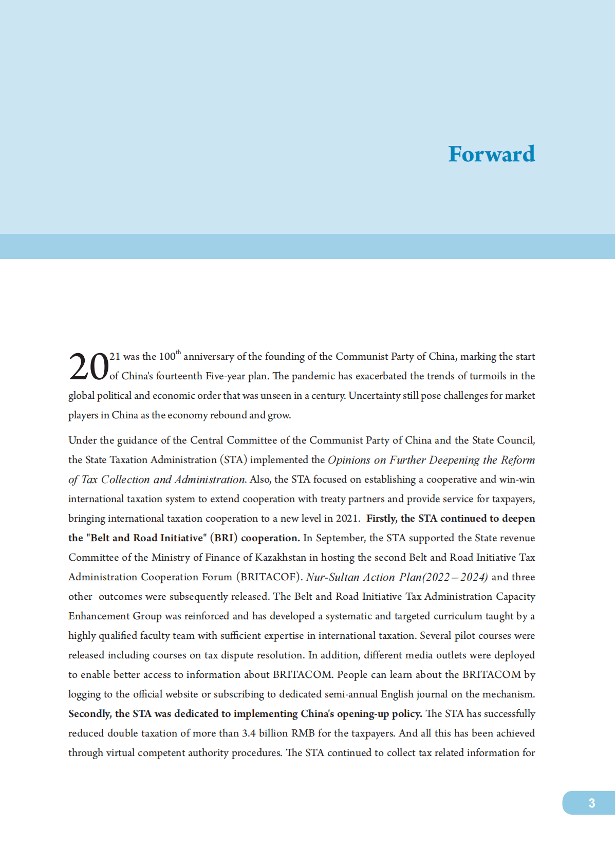 国家税务总局：中国预约定价安排年度报告（2021） 第4页