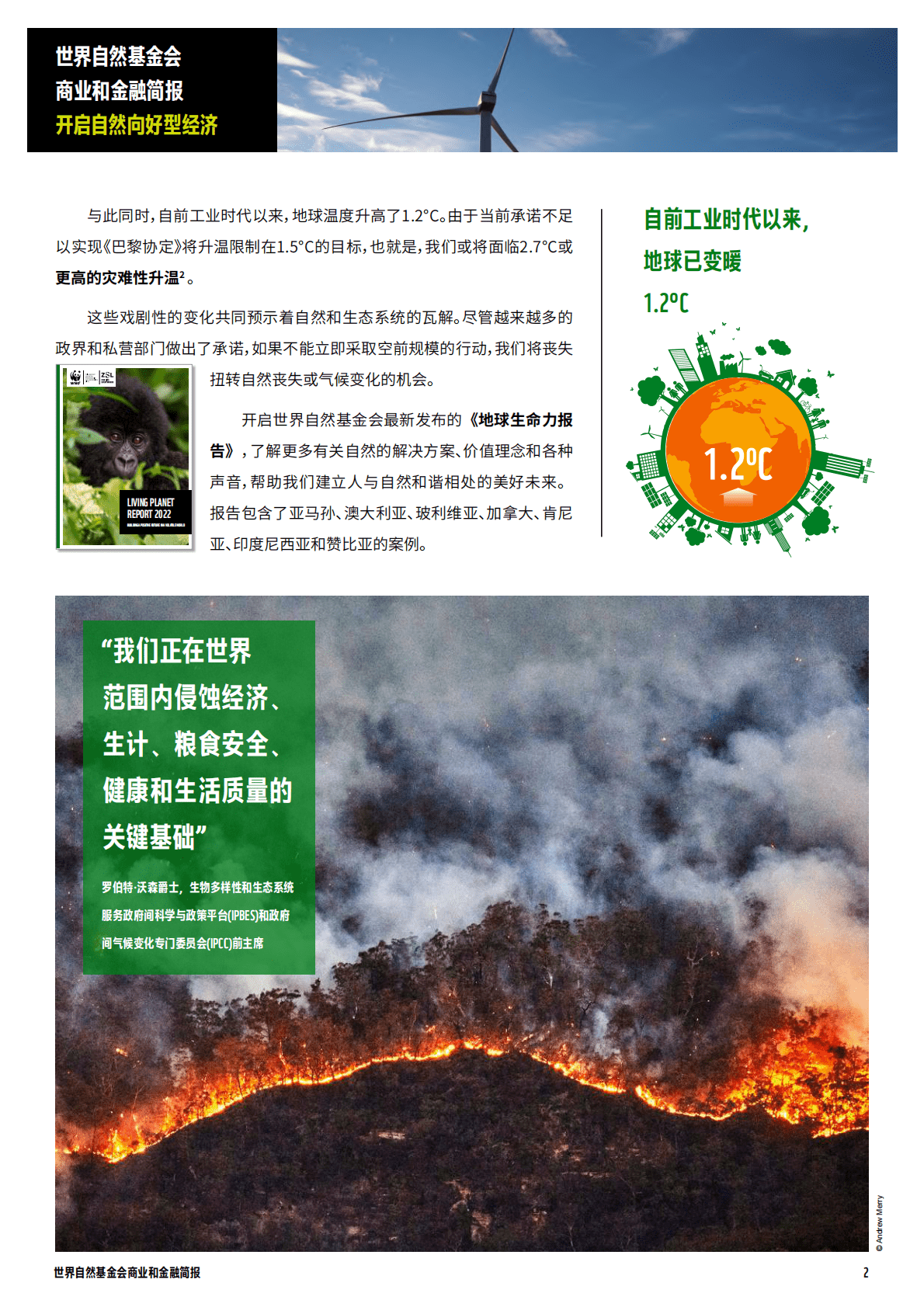 世界自然基金会：LPR2022商业与金融简报 第2页