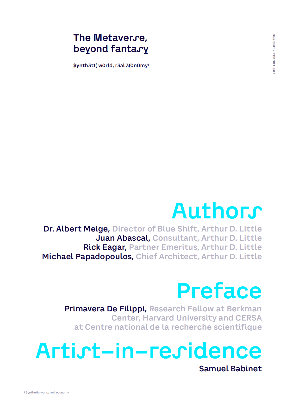 ADL：元宇宙报告：超越想象【英文版】 第3页