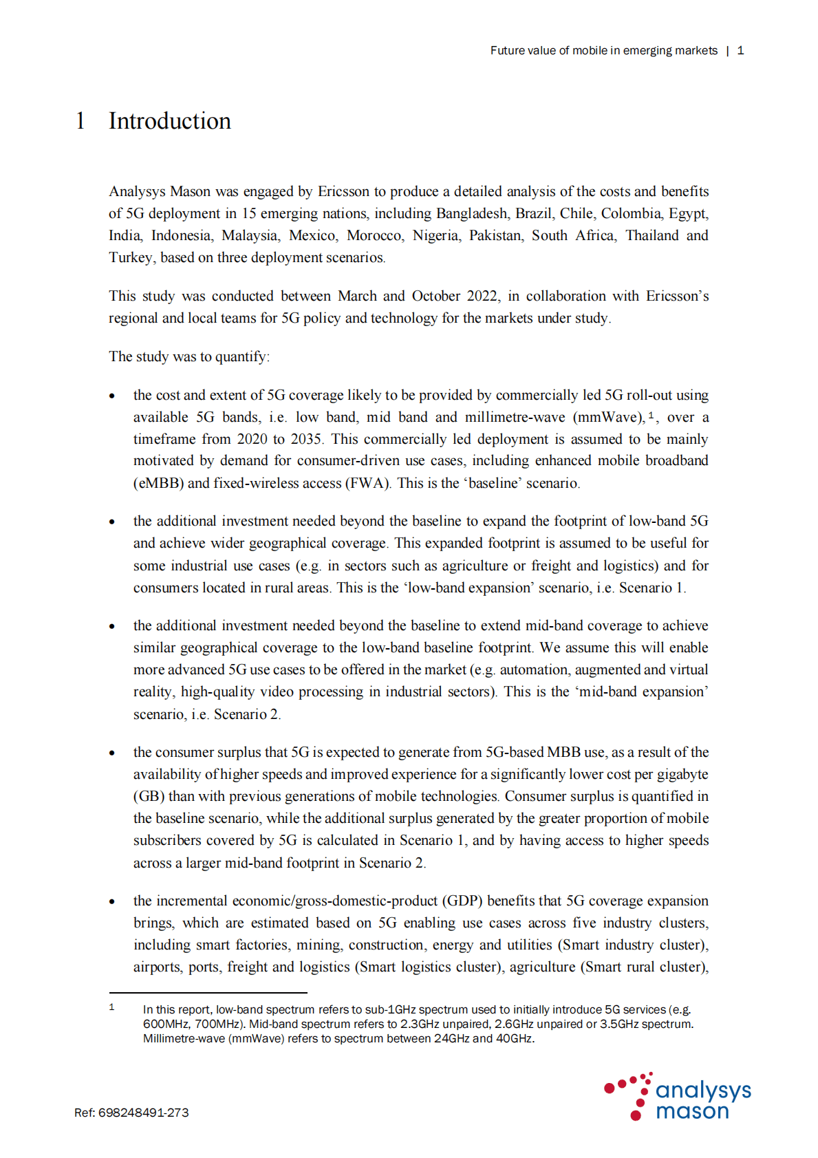 Analysys Mason：5G对新兴市场经济增长作用巨大【英文版】 第4页