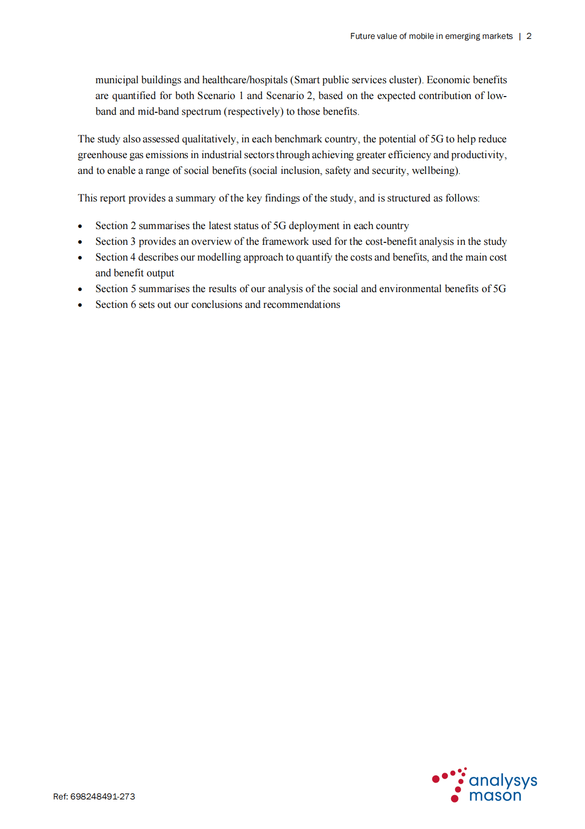 Analysys Mason：5G对新兴市场经济增长作用巨大【英文版】 第5页