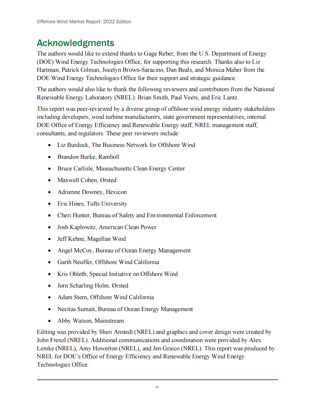 美国能源部：DOE2022年海上风电市场报告（英文版） 第4页