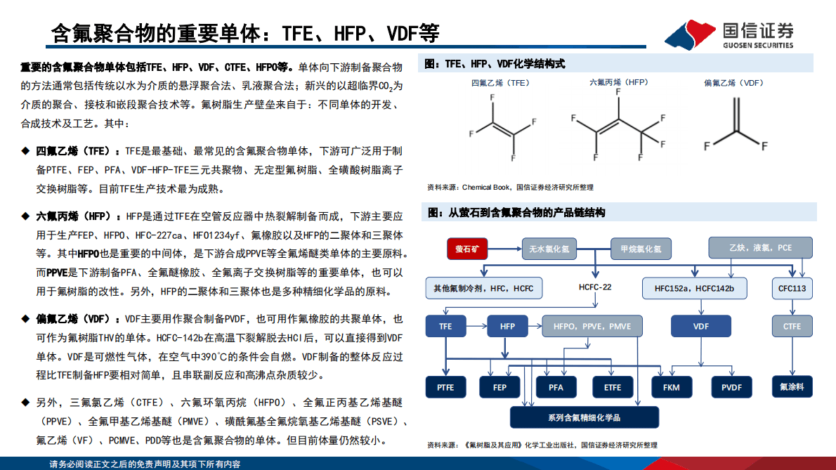 国信化工&middot;含氟聚合物行业分析框架 第5页