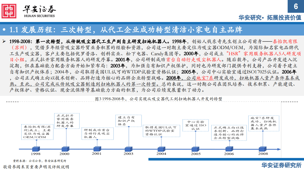科沃斯：全球领先的服务机器人和智能生活电器龙头 第6页